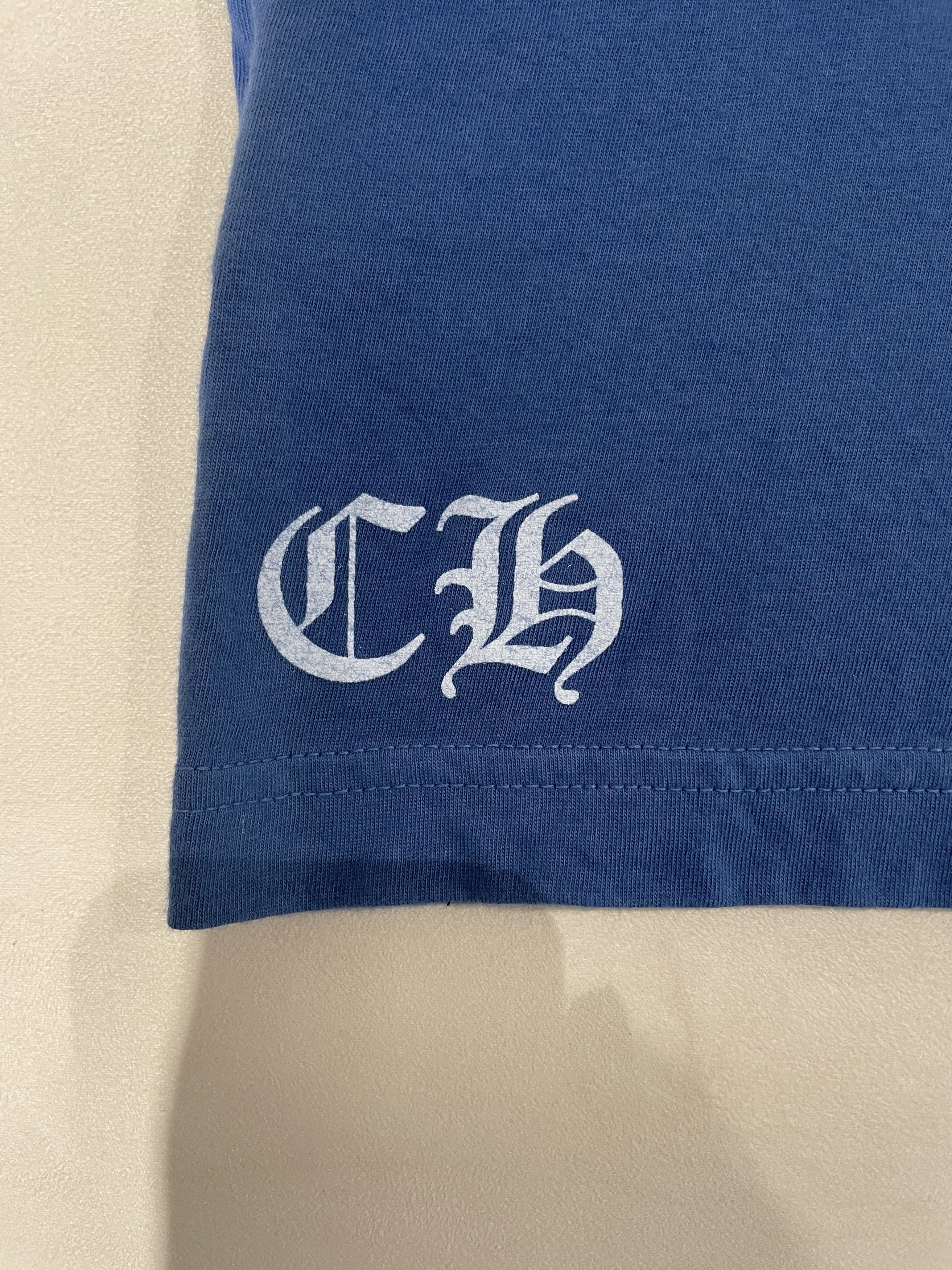 Chrome Hearts Chrome Hearts Blue Turbo Boost Short Sleeve Tee Size S / US 4 / IT 40 - 6 Thumbnail