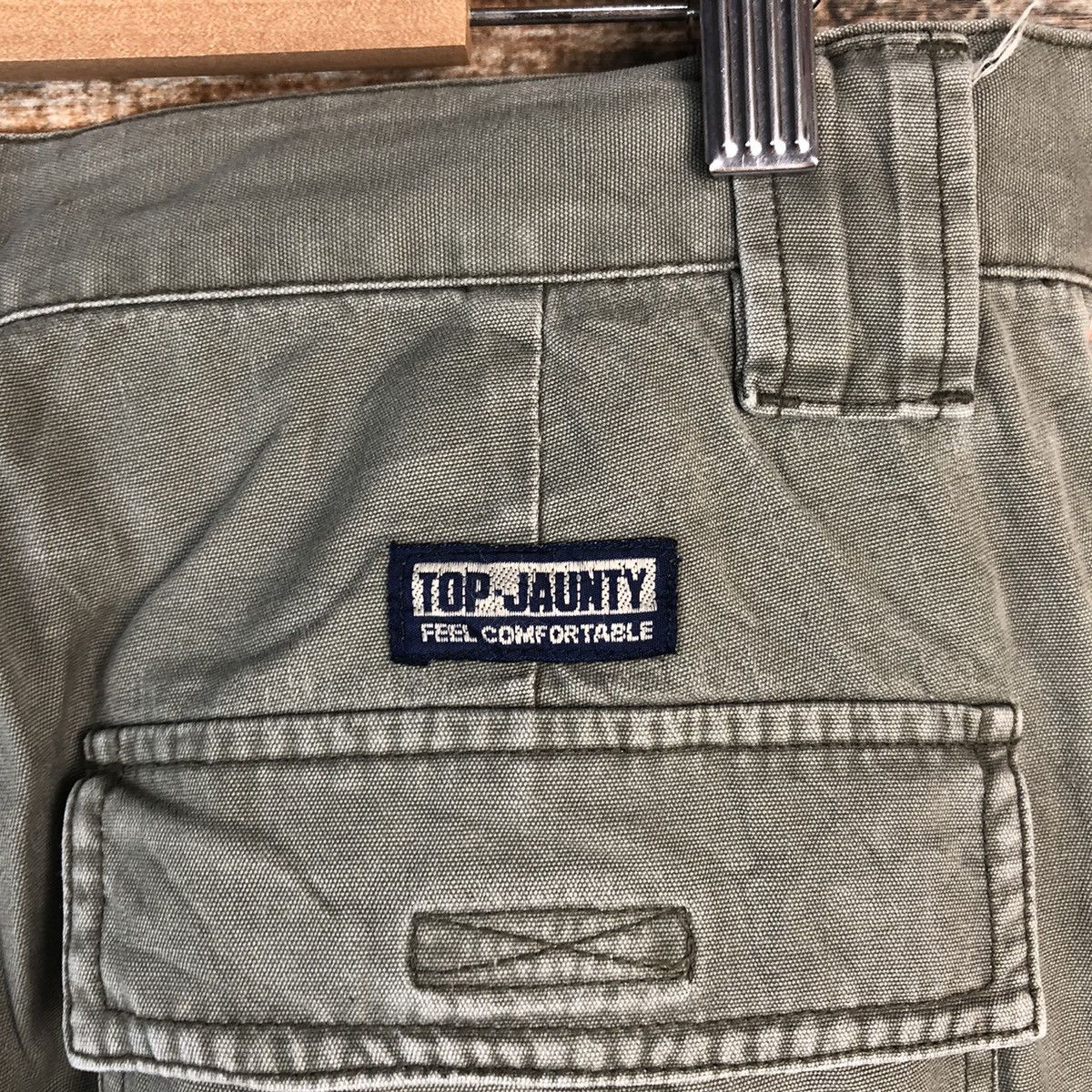 Japanese Brand DL Top Jaunty Green Cargo Multipocket Pants #C757 Size US 32 / EU 48 - 18 Thumbnail