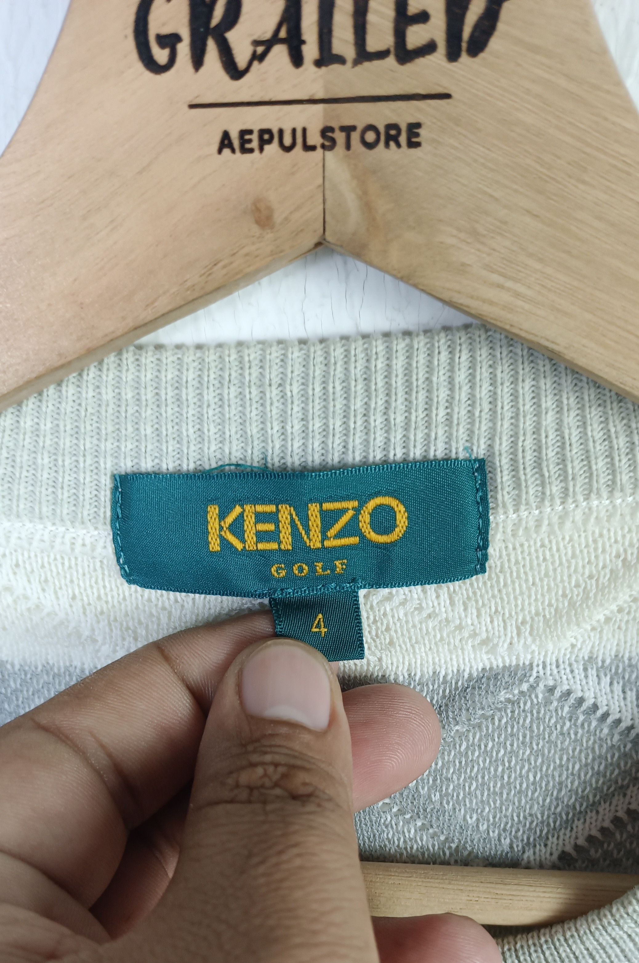 Japanese Brand × Kenzo Vintage💥 Kenzo Golf Men Sweatshirt Size US L / EU 52-54 / 3 - 8 Thumbnail