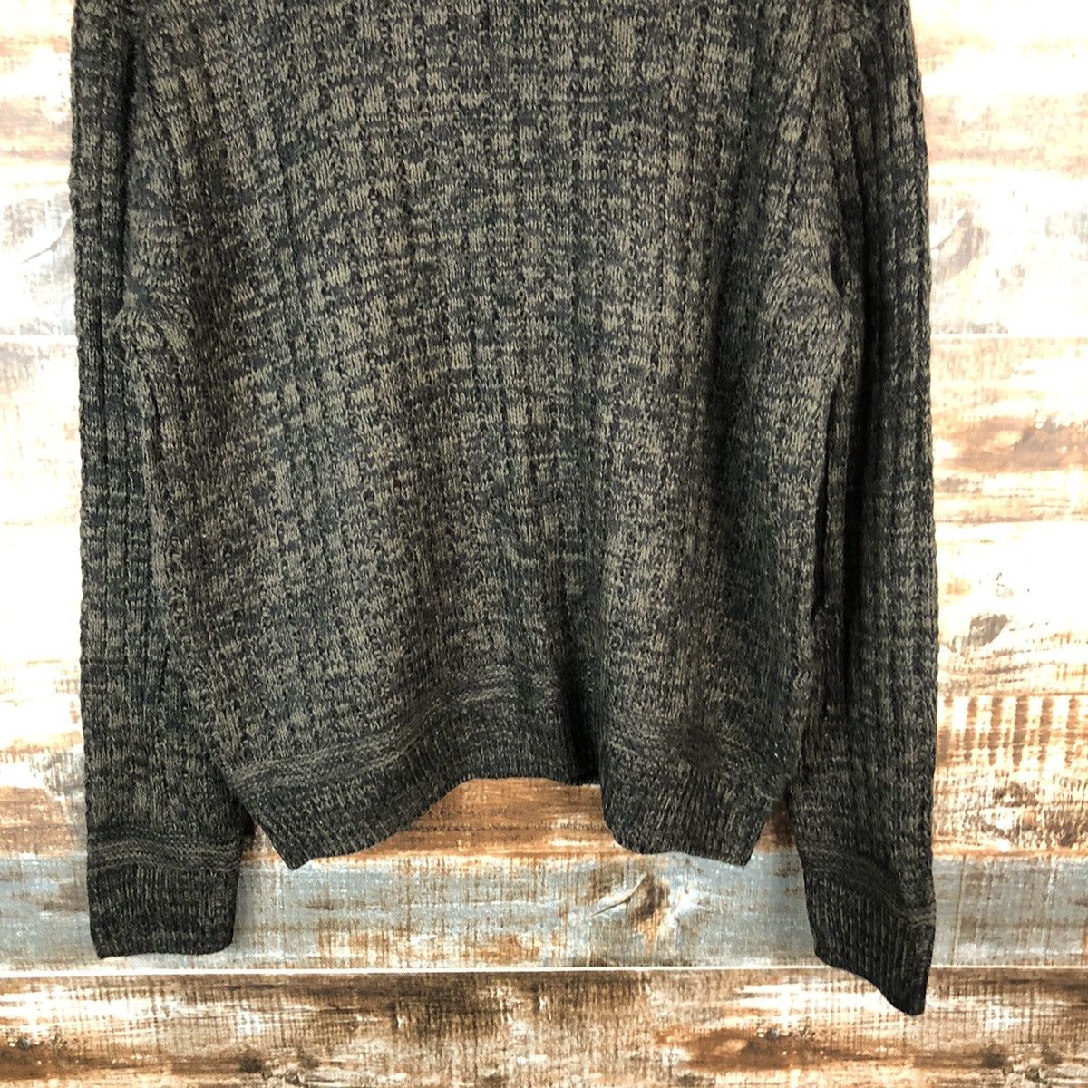 GU × Homespun Knitwear GU Black vintage japan Knitwear #A1730 Size US M / EU 48-50 / 2 - 6 Thumbnail