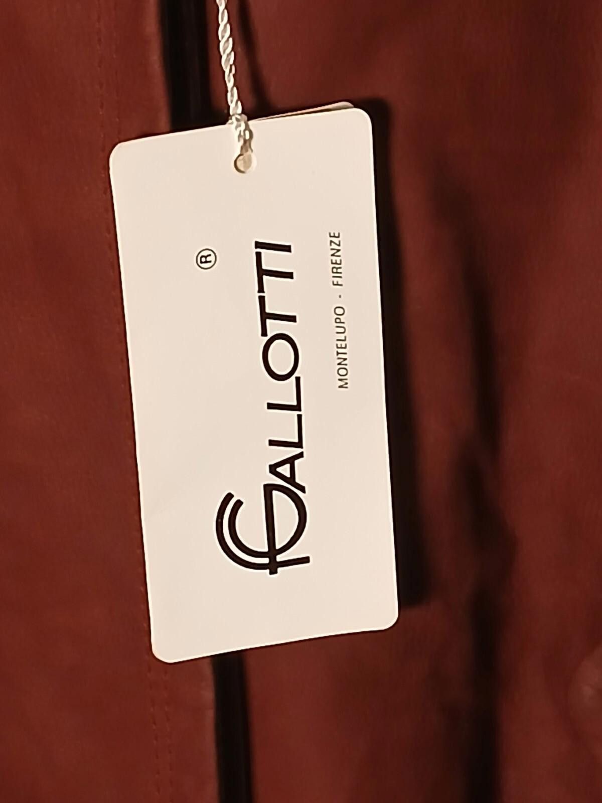 Gallotti Gallotti leather/curly lamb fur collar coat Size 22/XXL NWT Size US XXL / EU 58 / 5 - 6 Thumbnail