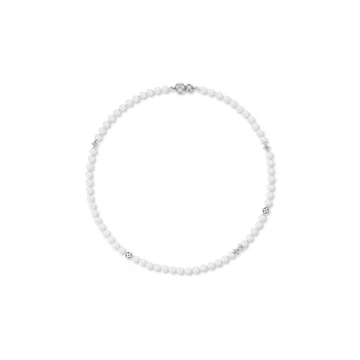 Louis Vuitton Monogram Slim Pearls Necklace Size ONE SIZE - 1 Thumbnail