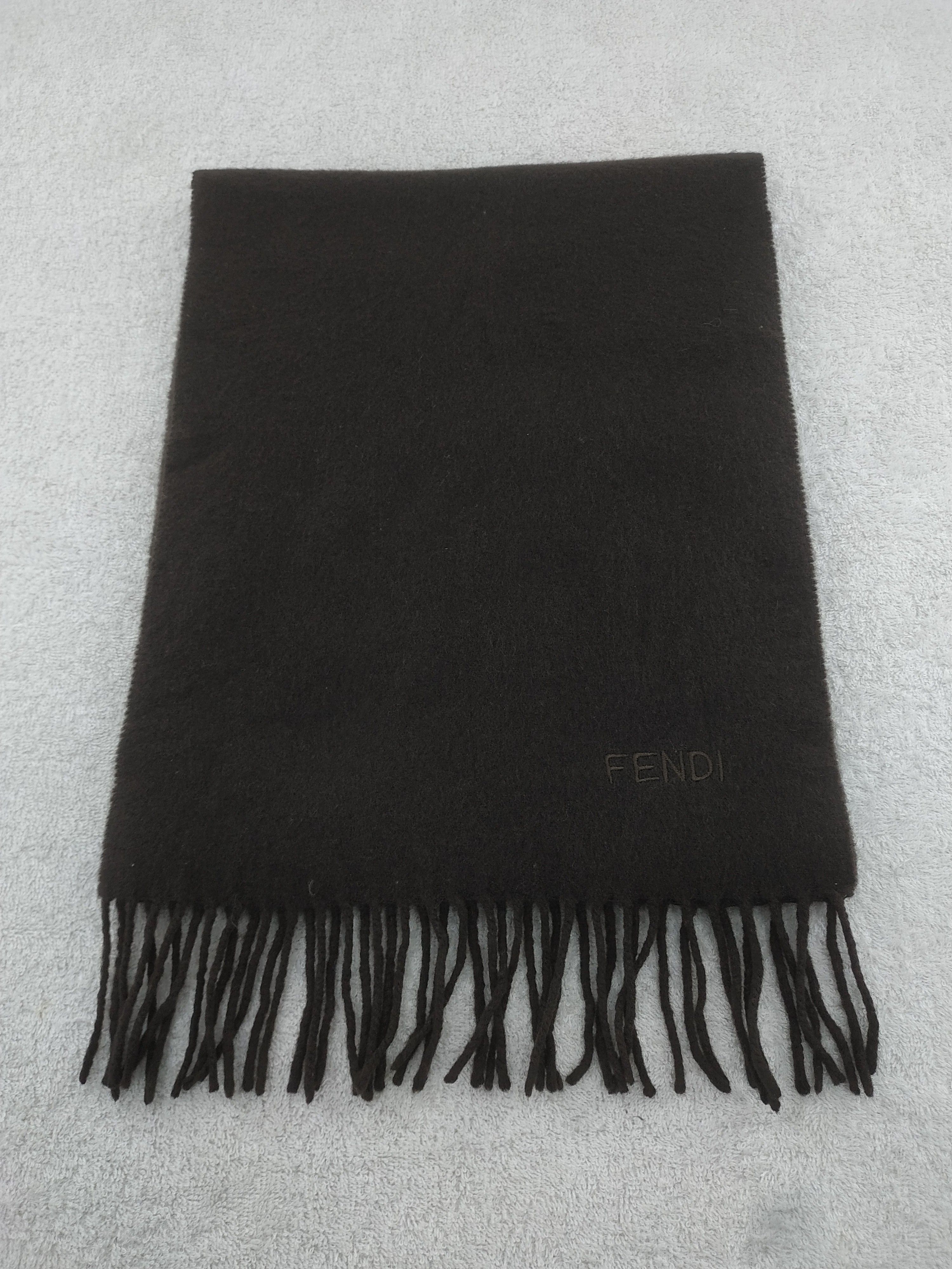 Fendi Vintage Fendi Wool Scarf/Muffler/Neckwear MF114 Size ONE SIZE - 1 Thumbnail