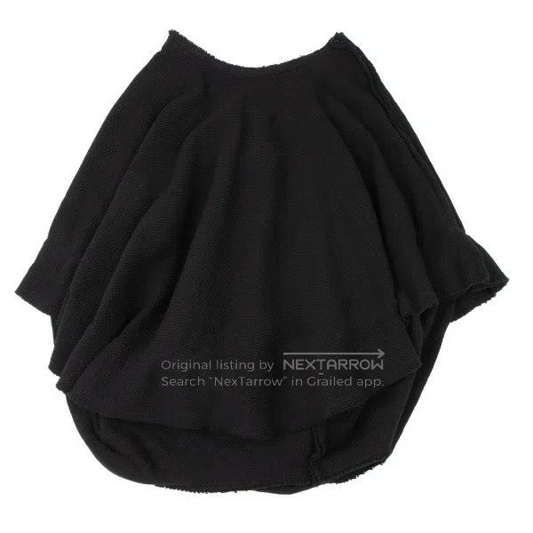 Comme des Garcons Comme des Garcons size M Black Retro Heavy Design Skirt Size 22" - 2 Thumbnail