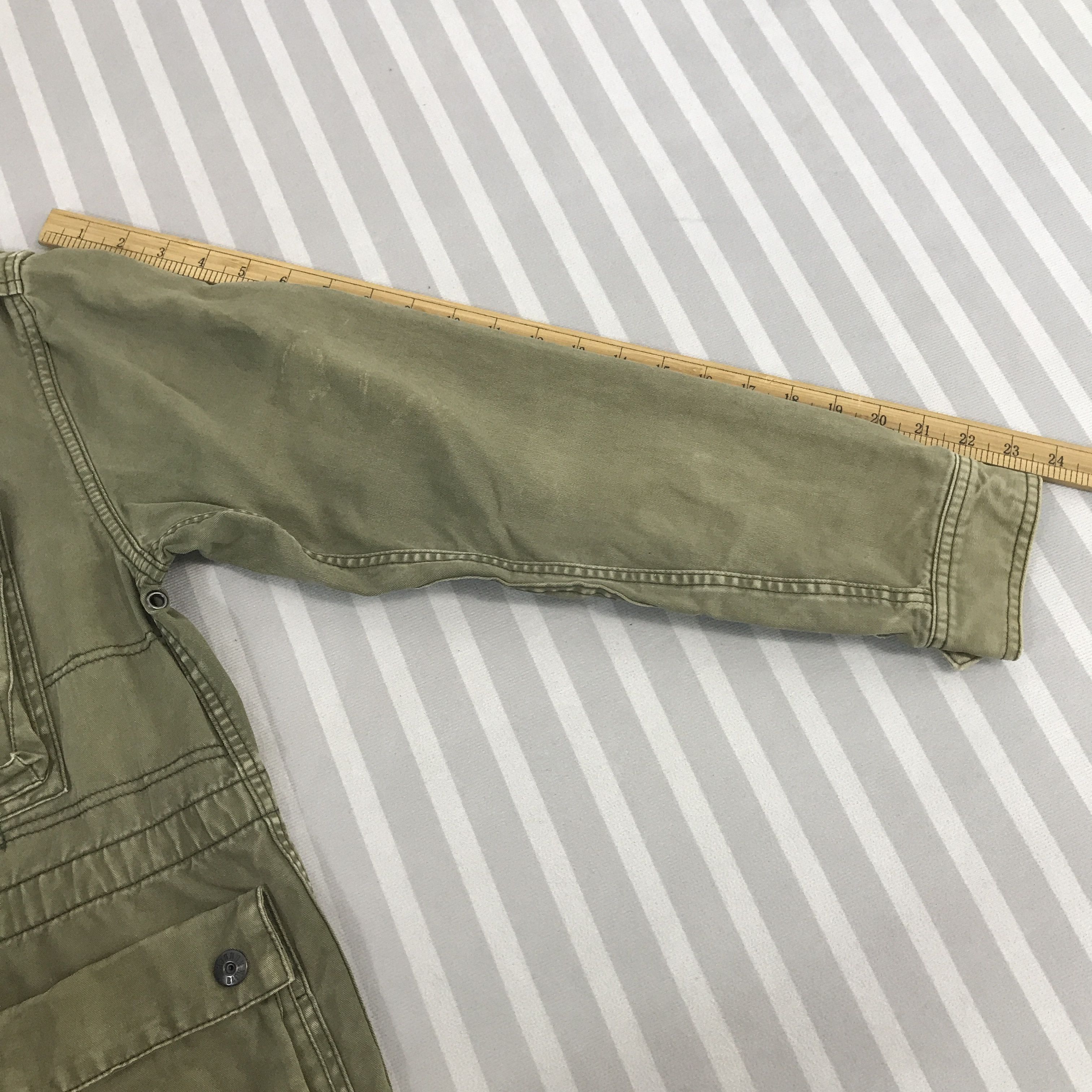 Japanese Brand × Vintage Vintage Back Number Military style Faded Jacket Size US S / EU 44-46 / 1 - 8 Thumbnail