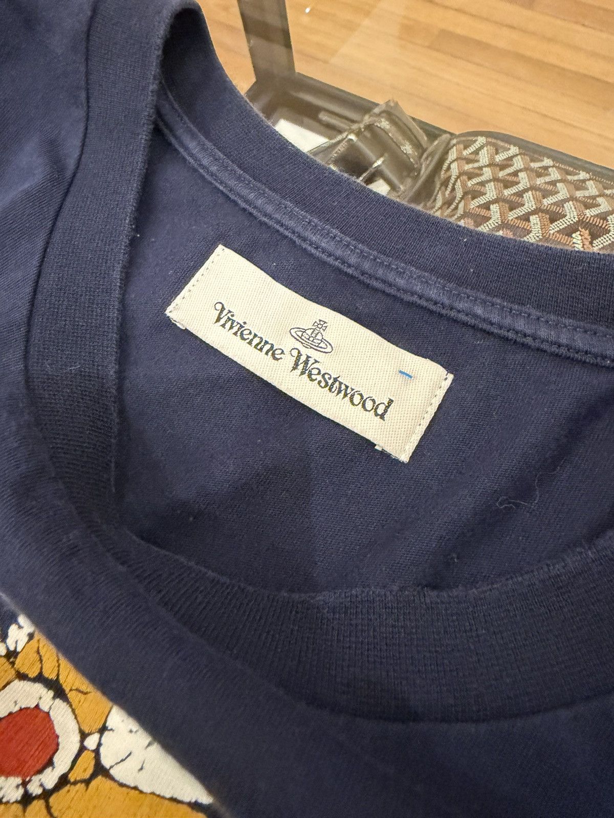 Vivienne Westwood Vivienne Westwood Cracked Orb Logo Tee Size US XL / EU 56 / 4 - 3 Thumbnail