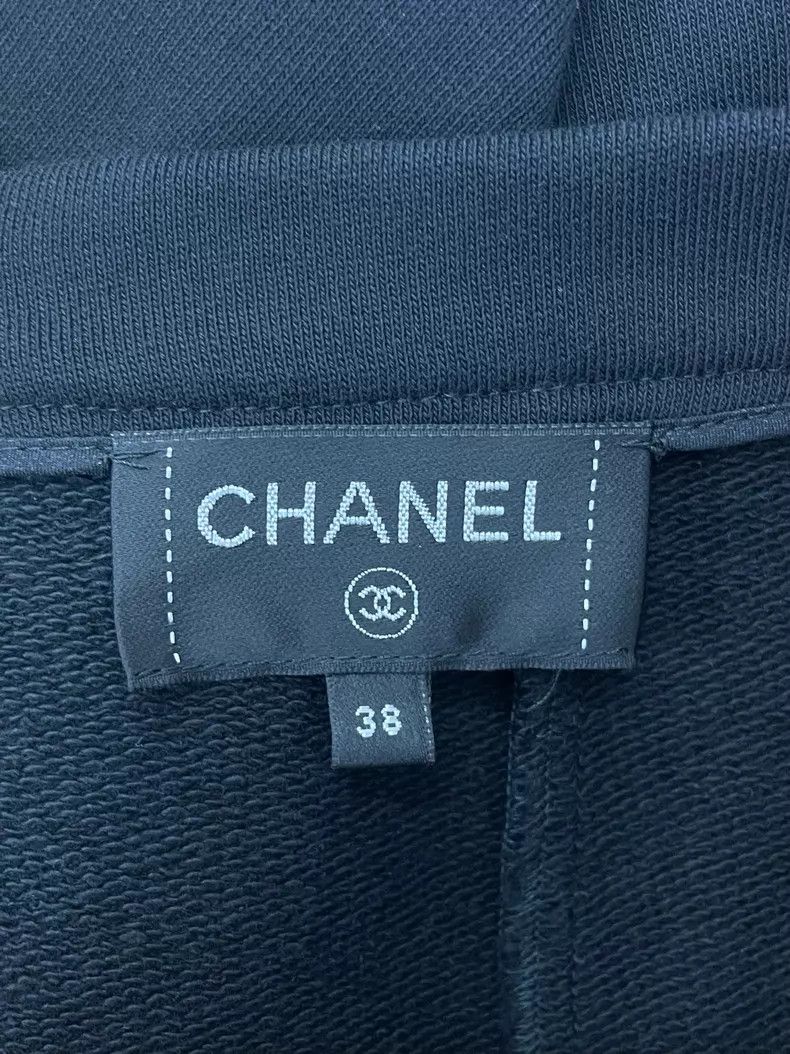 Chanel Chanel Black and white letter printed slit skirt Size 25" / US 0 / IT 36 - 4 Thumbnail