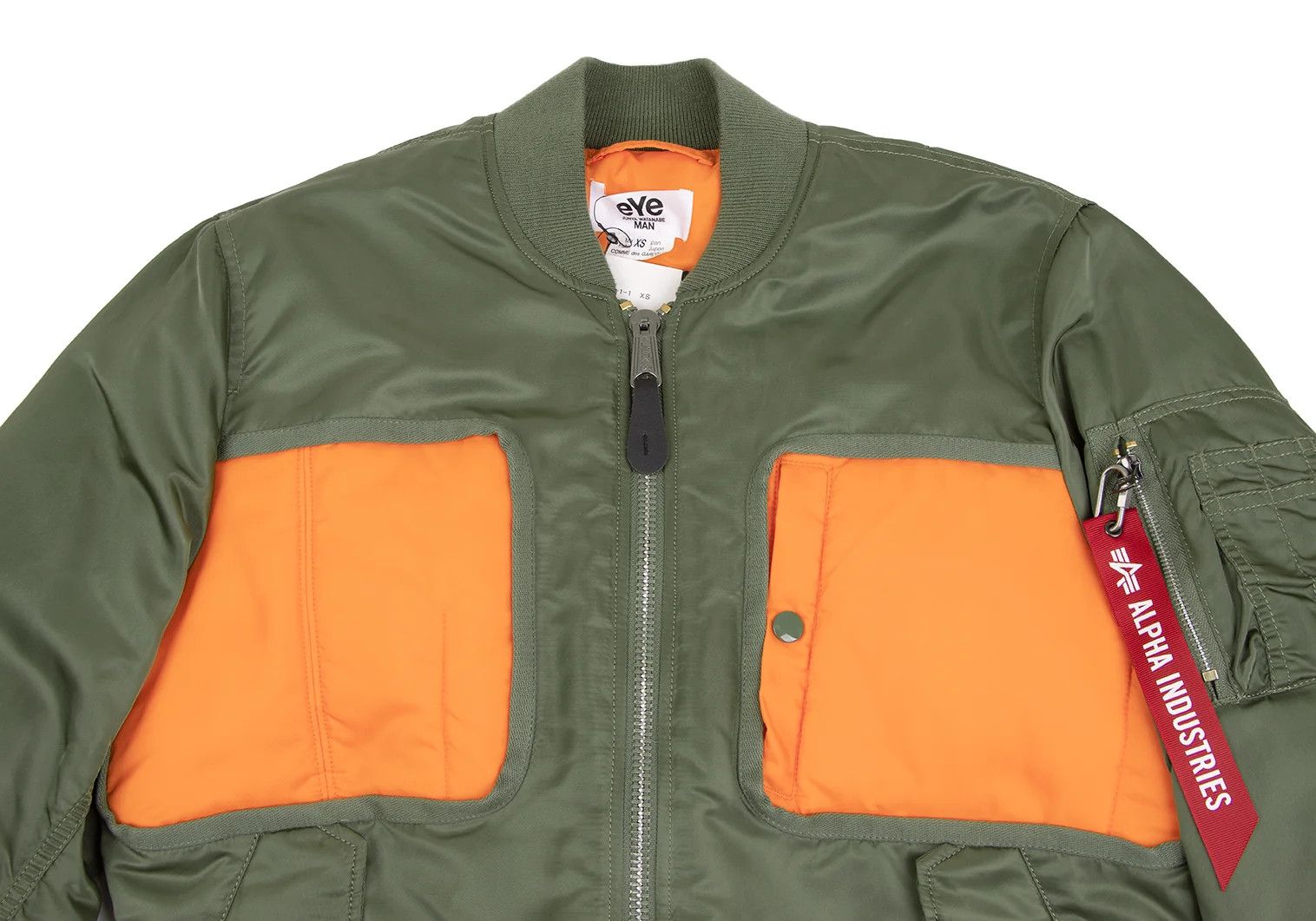 Junya Watanabe Reversible MA-1 er Jacket in Khaki Orange, XS Size US XS / EU 42 / 0 - 2 Thumbnail
