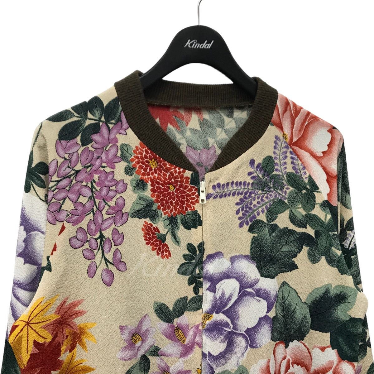 Yohji Yamamoto Flower pattern Japanese pattern blouson FV-J29-873 Size M / US 6-8 / IT 42-44 - 3 Thumbnail