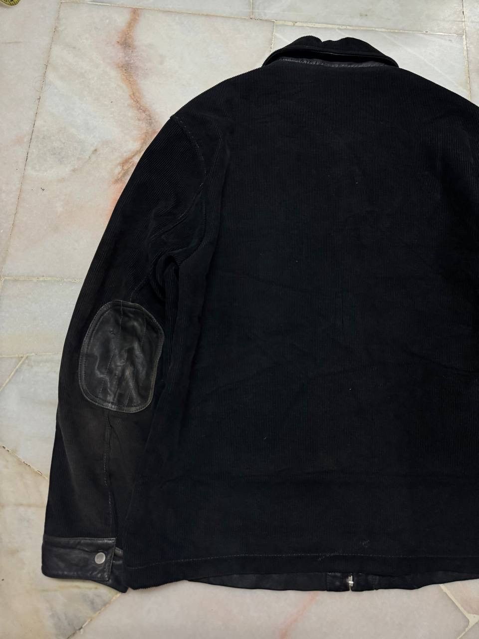Leather VINTAGE ROTHACHILD ITALY LEATHER SPLIT CODUROI JACKET BLACK Size US L / EU 52-54 / 3 - 15 Thumbnail