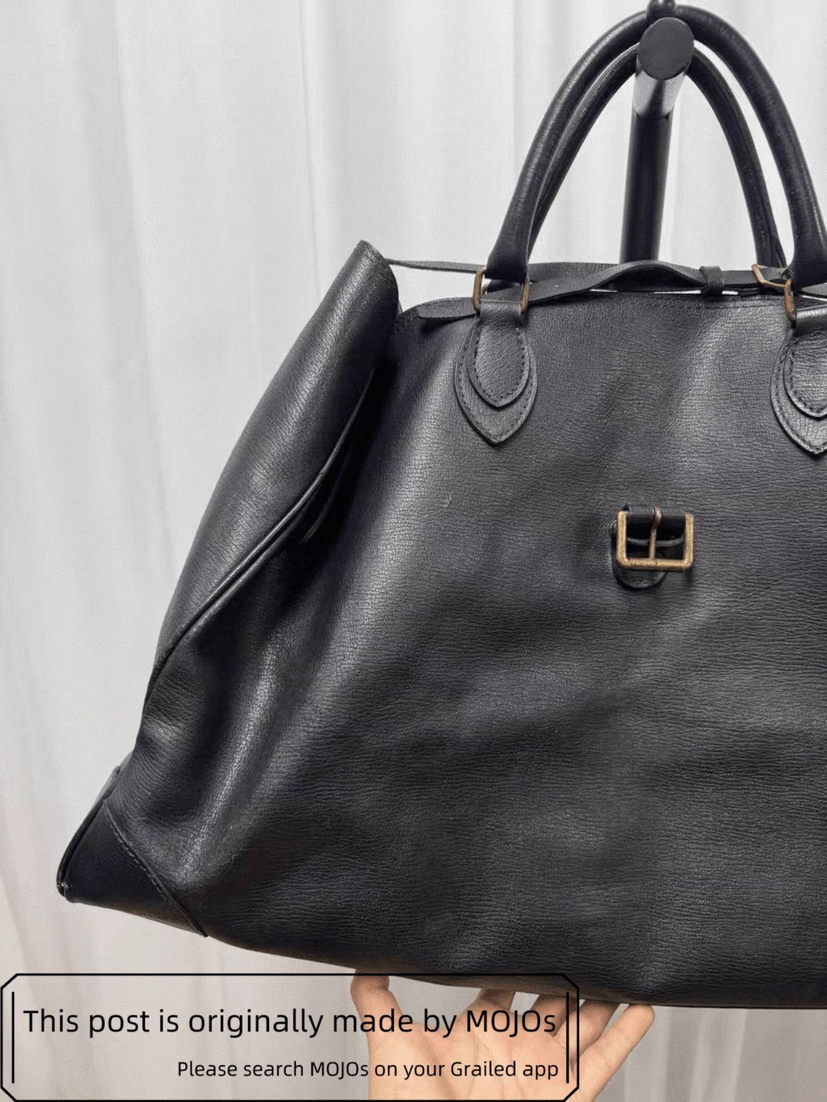 Comme des Garcons Comme Des Garcons 80S Leather Boston Bag mojos15 Size ONE SIZE - 6 Thumbnail