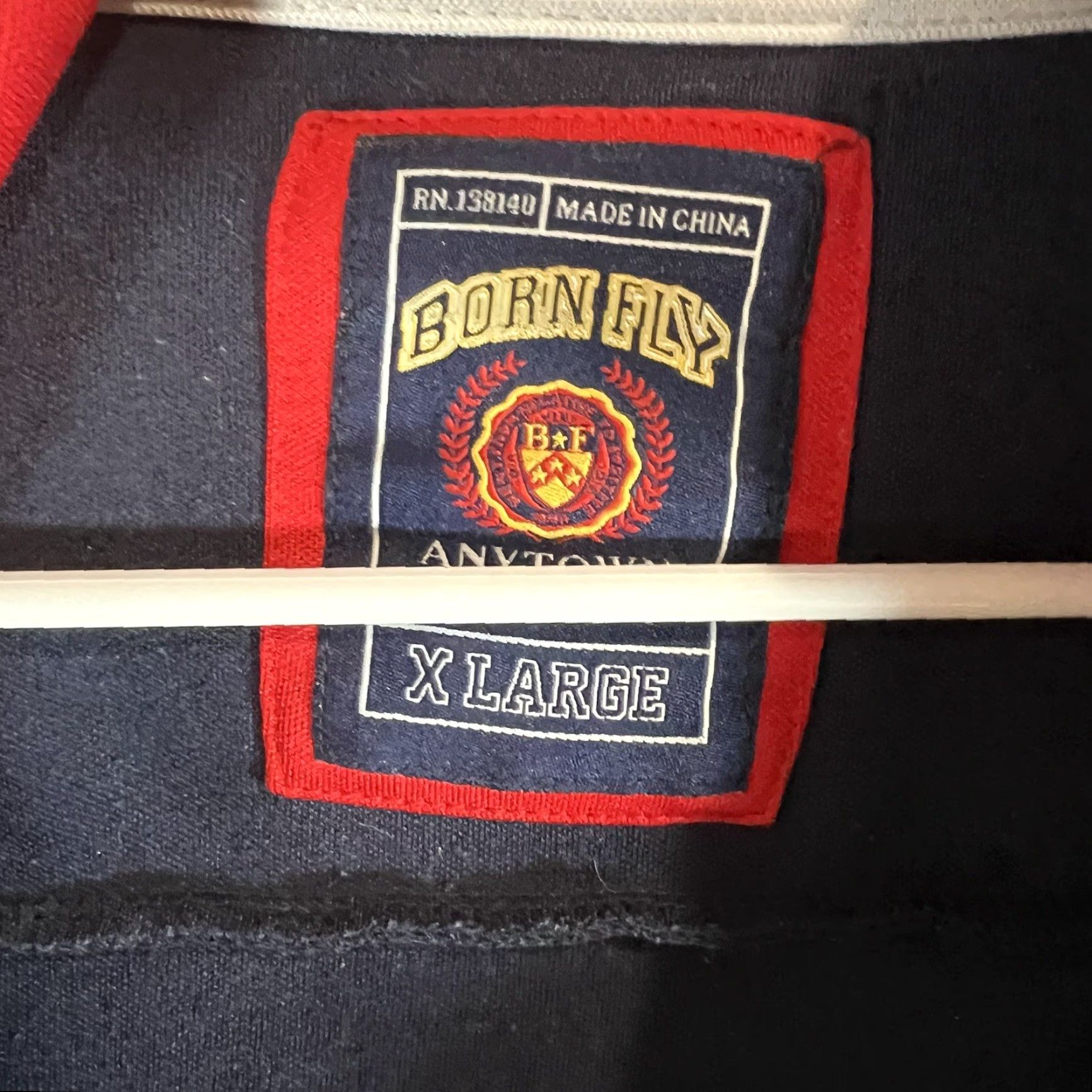Vintage Born Fly Track Jacket Soccer Futbol Club Jacket XL Men Blue Varsity Jacket Size US XL / EU 56 / 4 - 3 Thumbnail