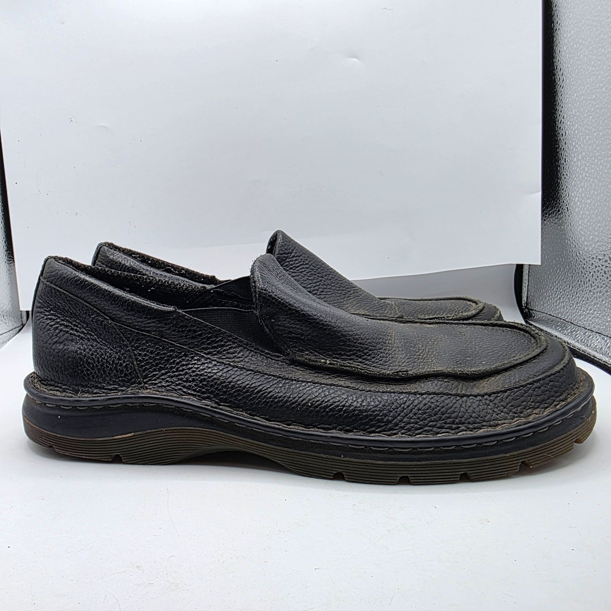 Dr. Martens Dr. Martens Lennon Mens Size 11 Black Leather Slip On Shoes Size US 11 / EU 44 - 12 Thumbnail