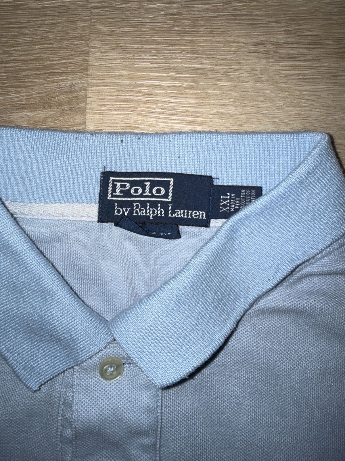 Polo Ralph Lauren Vintage Polo Ralph Lauren Light Blue 3 Rugby Polo Shirt Size US XXL / EU 58 / 5 - 5 Thumbnail
