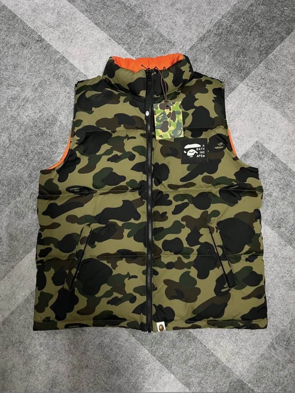 Bape A Bathing Ape Camo Reversible Vest Size M Size US M / EU 48-50 / 2 - 1 Thumbnail