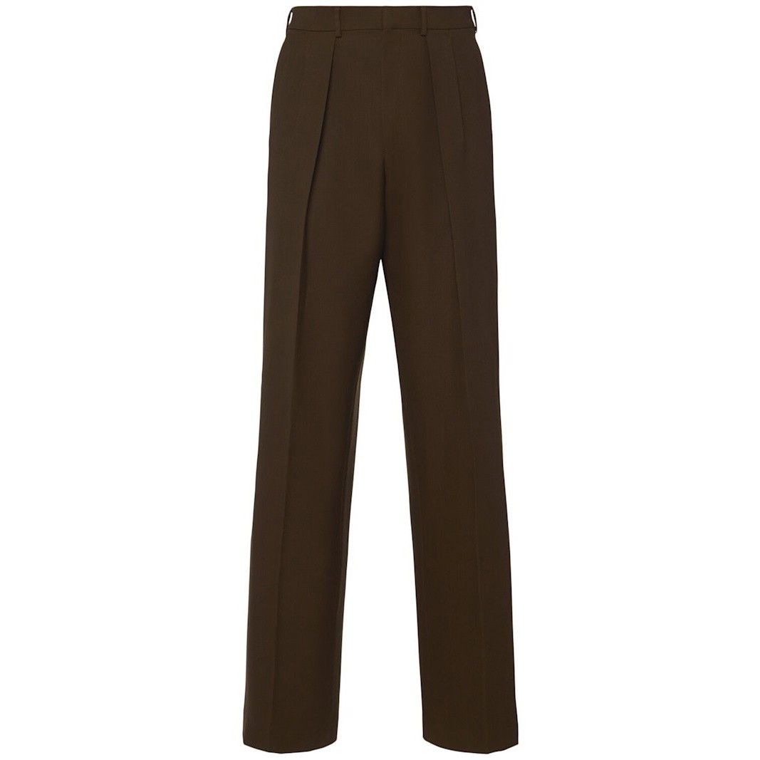 Tom Ford TOM FORD Olive Brown Twill Pants New & Authentic (Men's size Size US 32 / EU 48 - 1 Thumbnail