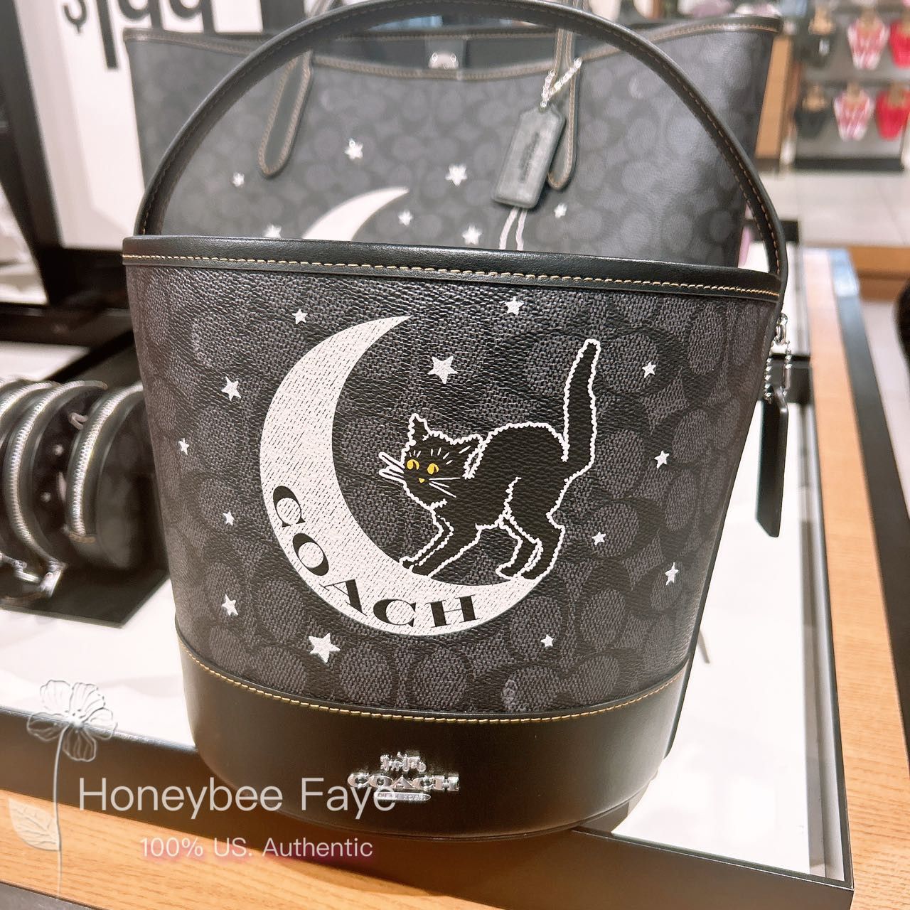 Coach Trick Or Treat Bucket In Signature Canvas Halloween Graphic Size ONE SIZE - 1 Thumbnail