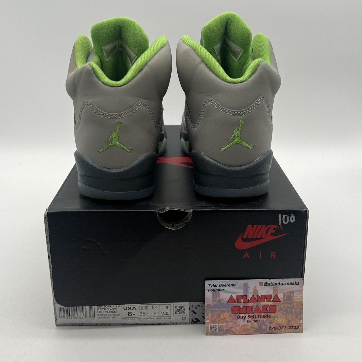 Jordan Brand Air Jordan 5 Green Bean Size US 6 / EU 39 - 3 Thumbnail