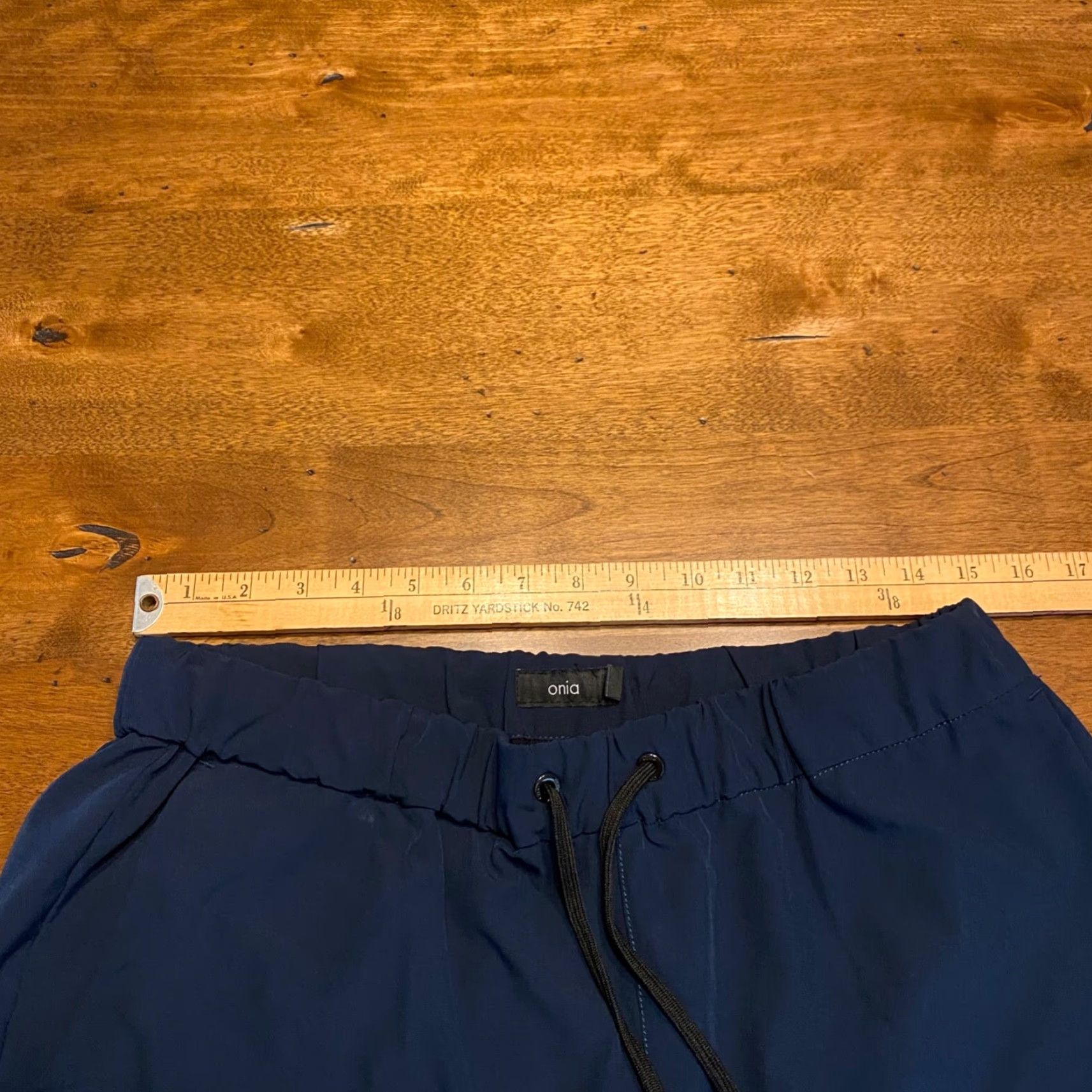Onia ONIA Swim Trunks Mens Large Two Tone Blue Drawstring 7" Board Shorts Hybrid Size US 33 - 7 Thumbnail