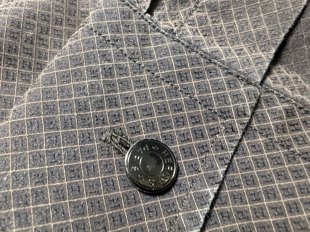 Hermes Hermes Button Up Shirt Brown Luxury Vintage Size US L / EU 52-54 / 3 - 7 Thumbnail