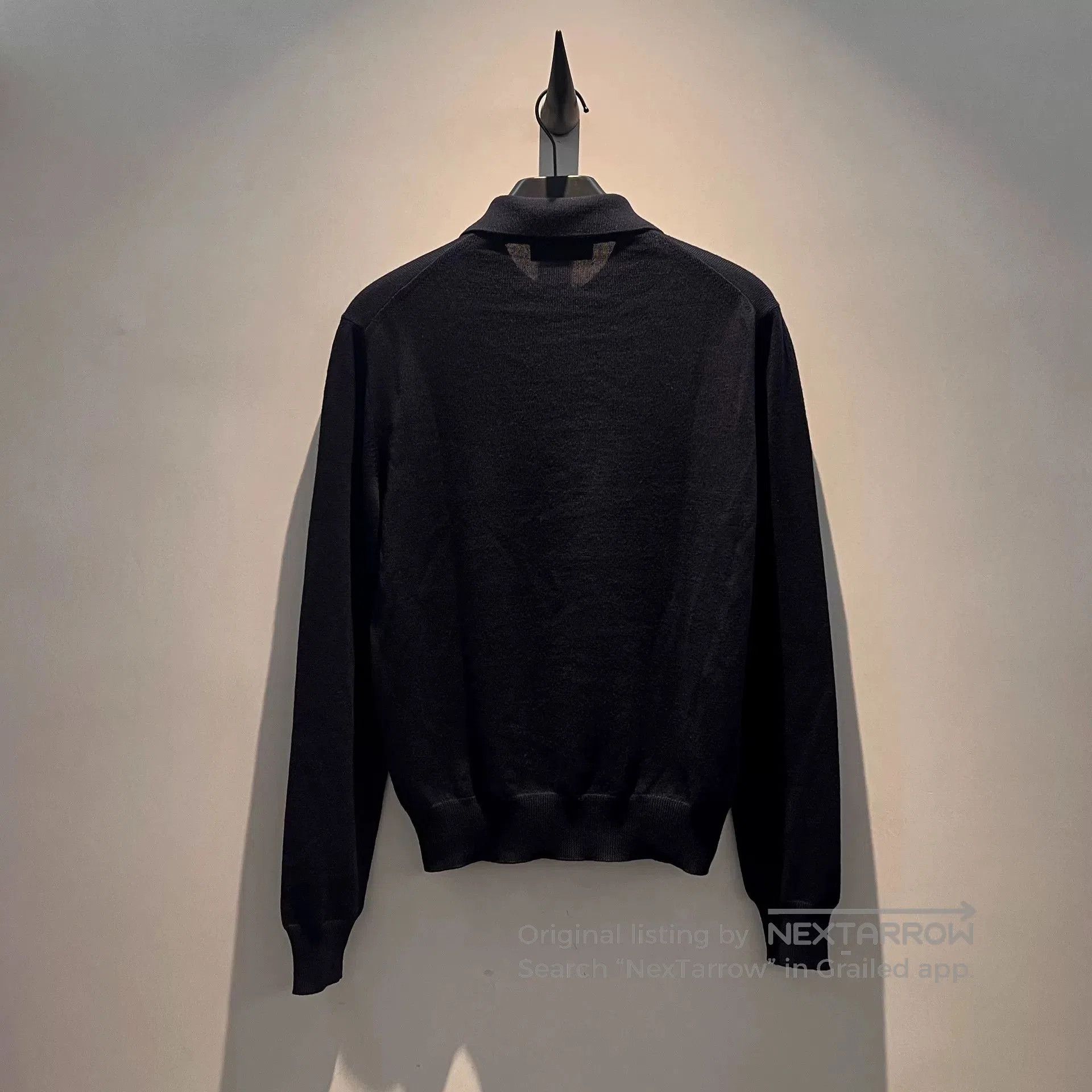 Miu Miu Miumiu Cashmere Polo Sweater in Dark Blue. Size XS / US 0-2 / IT 36-38 - 2 Thumbnail