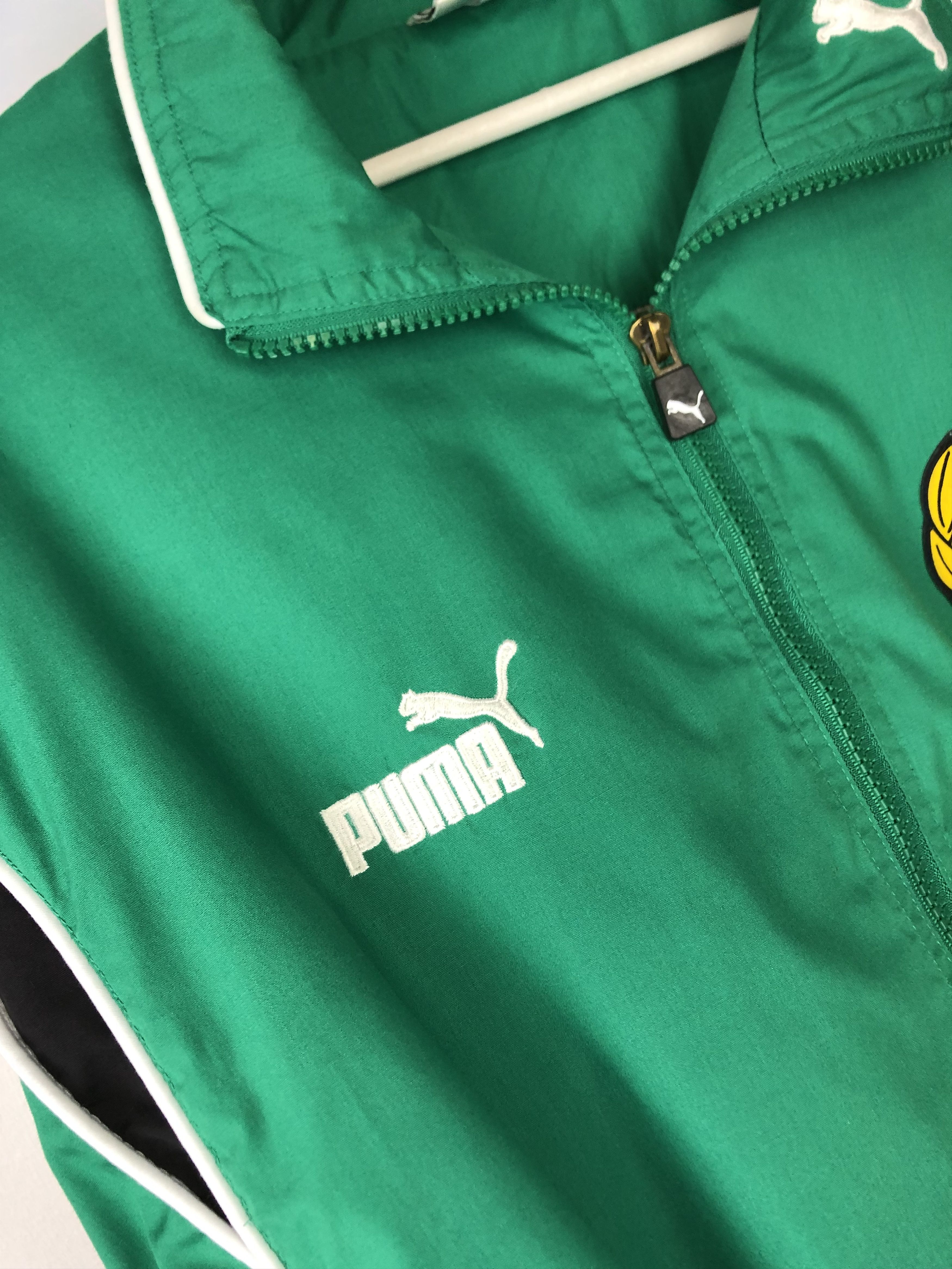 Puma Vintage 90's Hammarby Football Jacket Soccer Track Top Size US XL / EU 56 / 4 - 4 Thumbnail