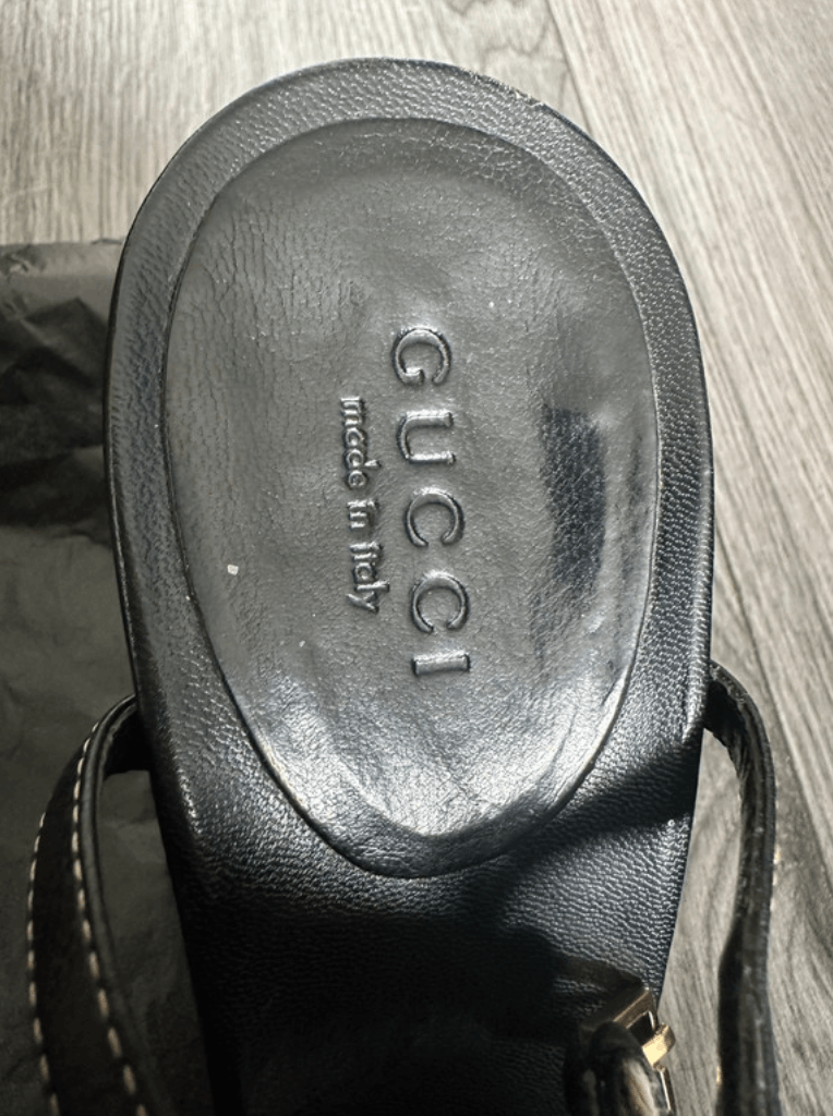 Gucci × Tom Ford × Vintage Gucci Shoes Heels Sandals Tom Ford Leather Vintage Size US 6.5 / IT 36.5 - 4 Thumbnail