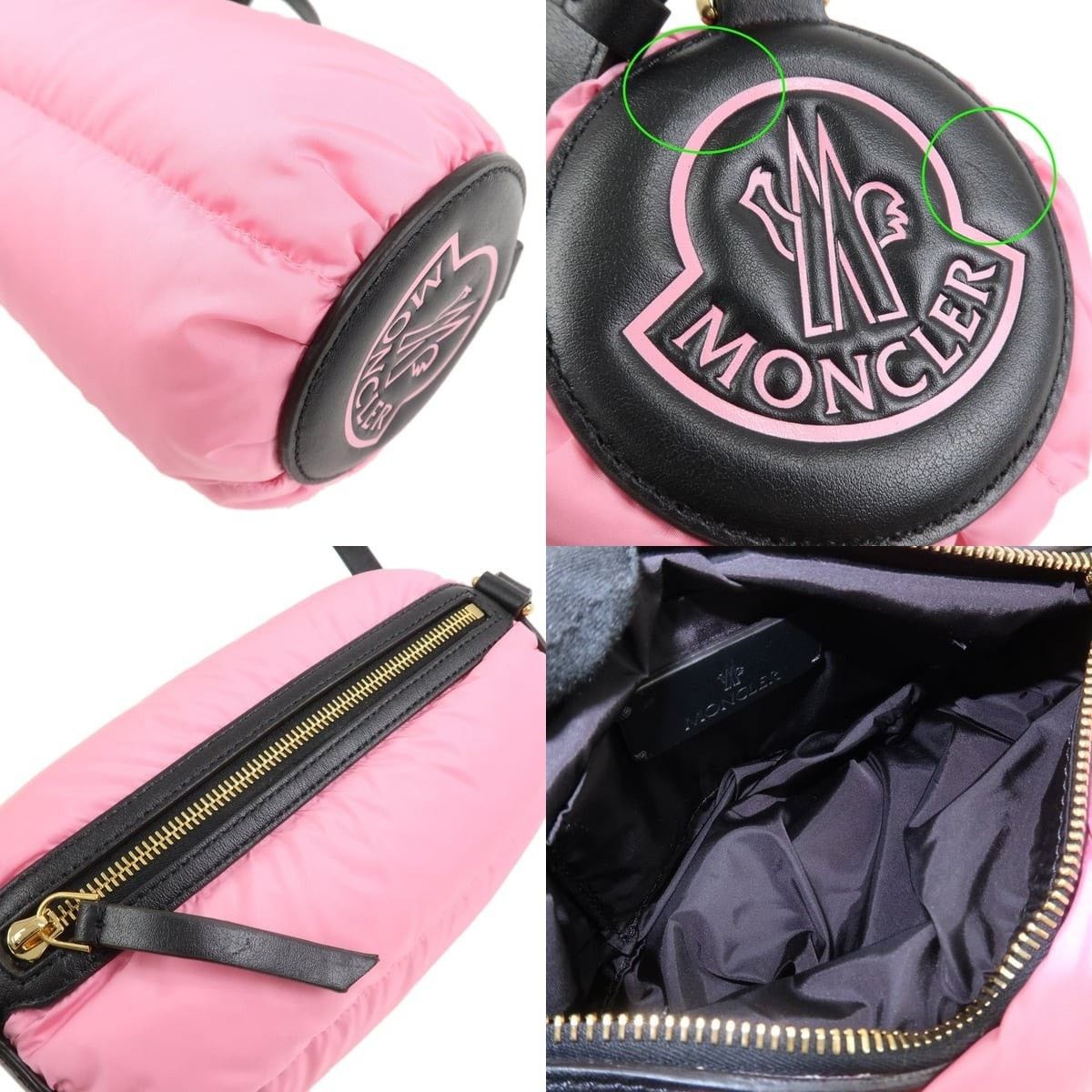 Moncler Moncler Keoni Nylon Shoulder Bag Pink Size ONE SIZE - 4 Thumbnail