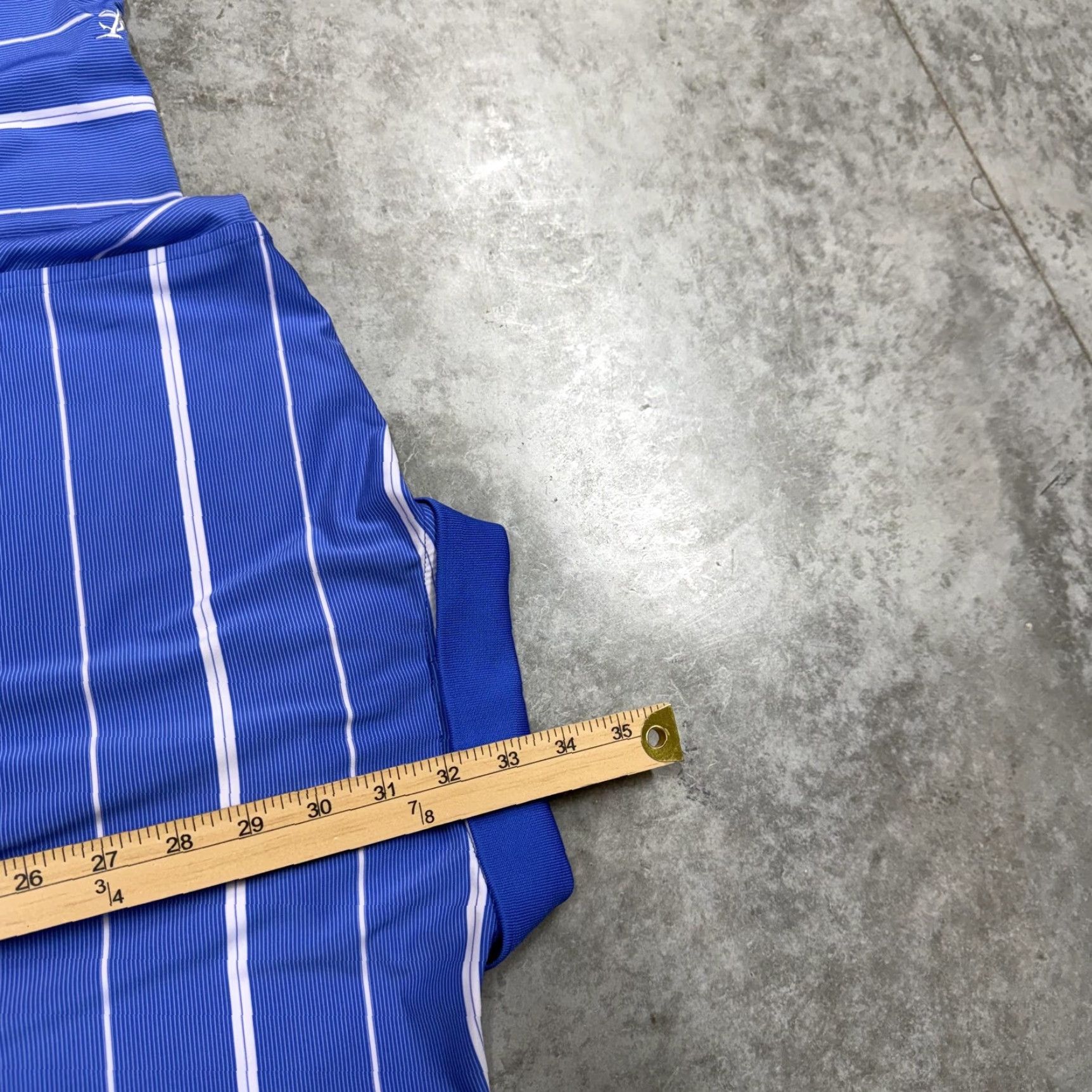 Peter Millar Peter Millar Polo Shirt Mens M Blue Stripe Summer Comfort Golf Performance Size US M / EU 48-50 / 2 - 6 Thumbnail