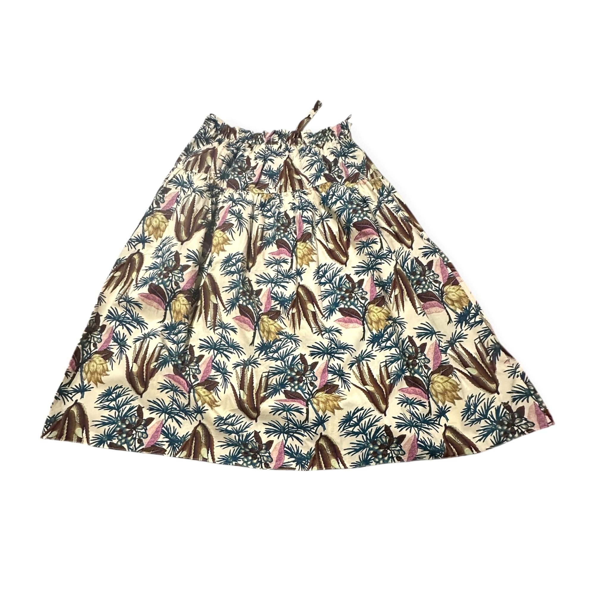 Ulla Johnson Ulla Johnson Fernanda Cotton Midi Skirt In Wildflower, Size Size 34" / US 12 / IT 48 - 6 Thumbnail