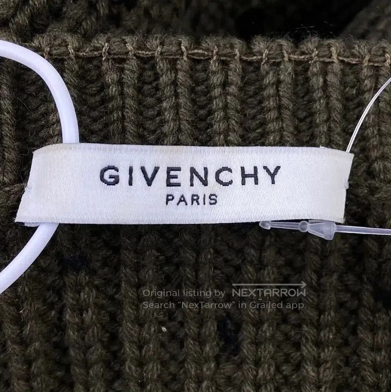 Givenchy Givenchy Green Wool Knit Sweater for Women . Size M / US 6-8 / IT 42-44 - 4 Thumbnail