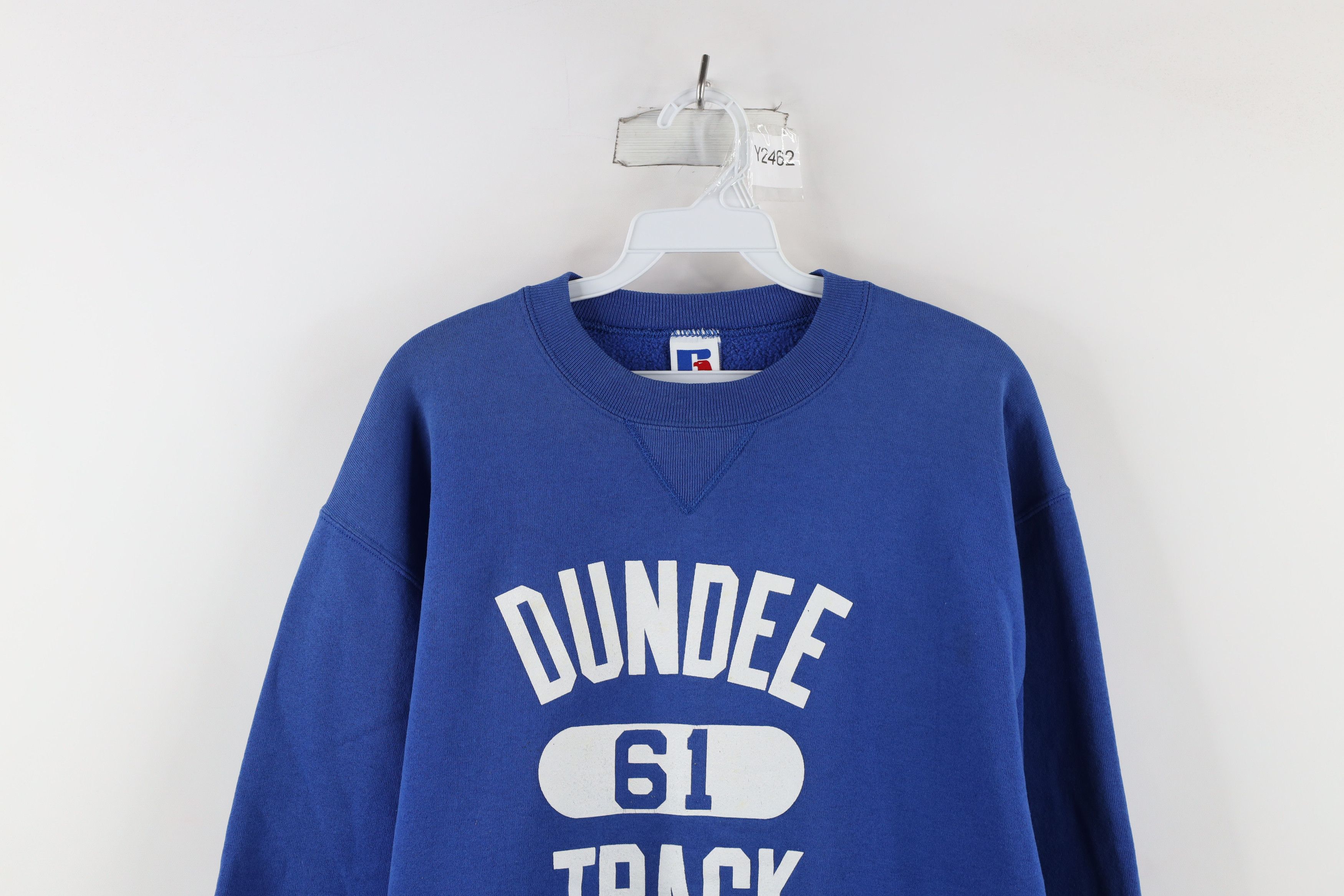 Russell Athletic Vintage 90s Russell Athletic Crewneck Sweatshirt Blue USA Size US L / EU 52-54 / 3 - 2 Thumbnail