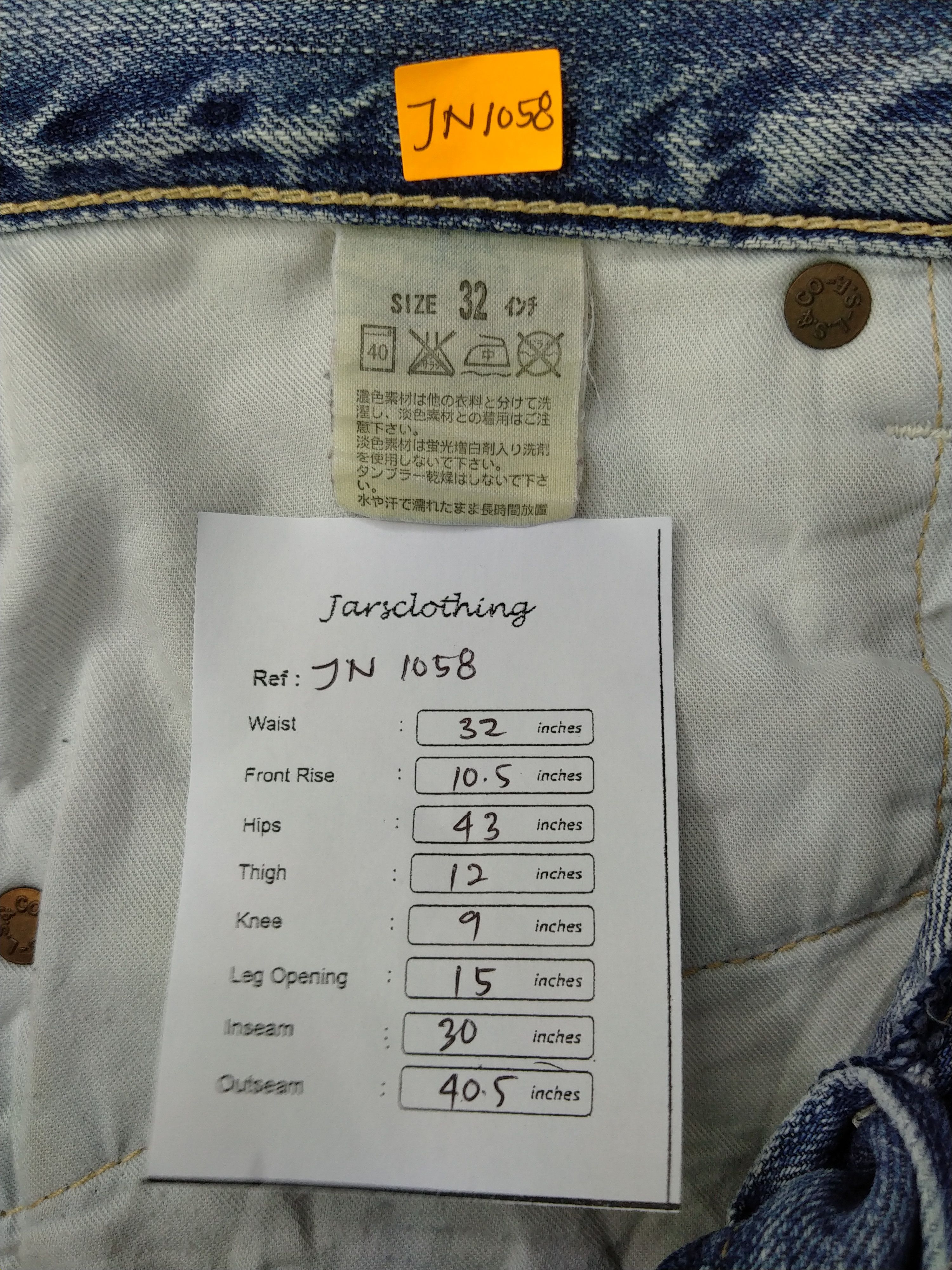 Levi's Light Wash Vintage Levi's 502 Jeans 32x30 Denim -JN1058 Size US 32 / EU 48 - 8 Thumbnail
