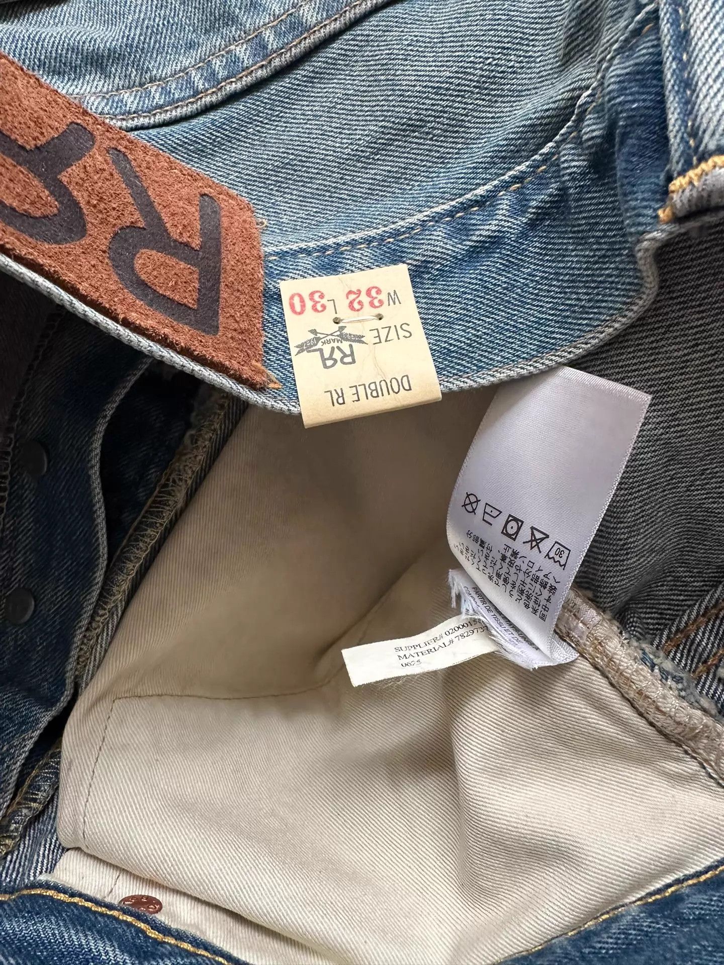 RRL Ralph Lauren RRL Patched Vintage Wash Jeans 32x30 Size US 32 / EU 48 - 6 Thumbnail