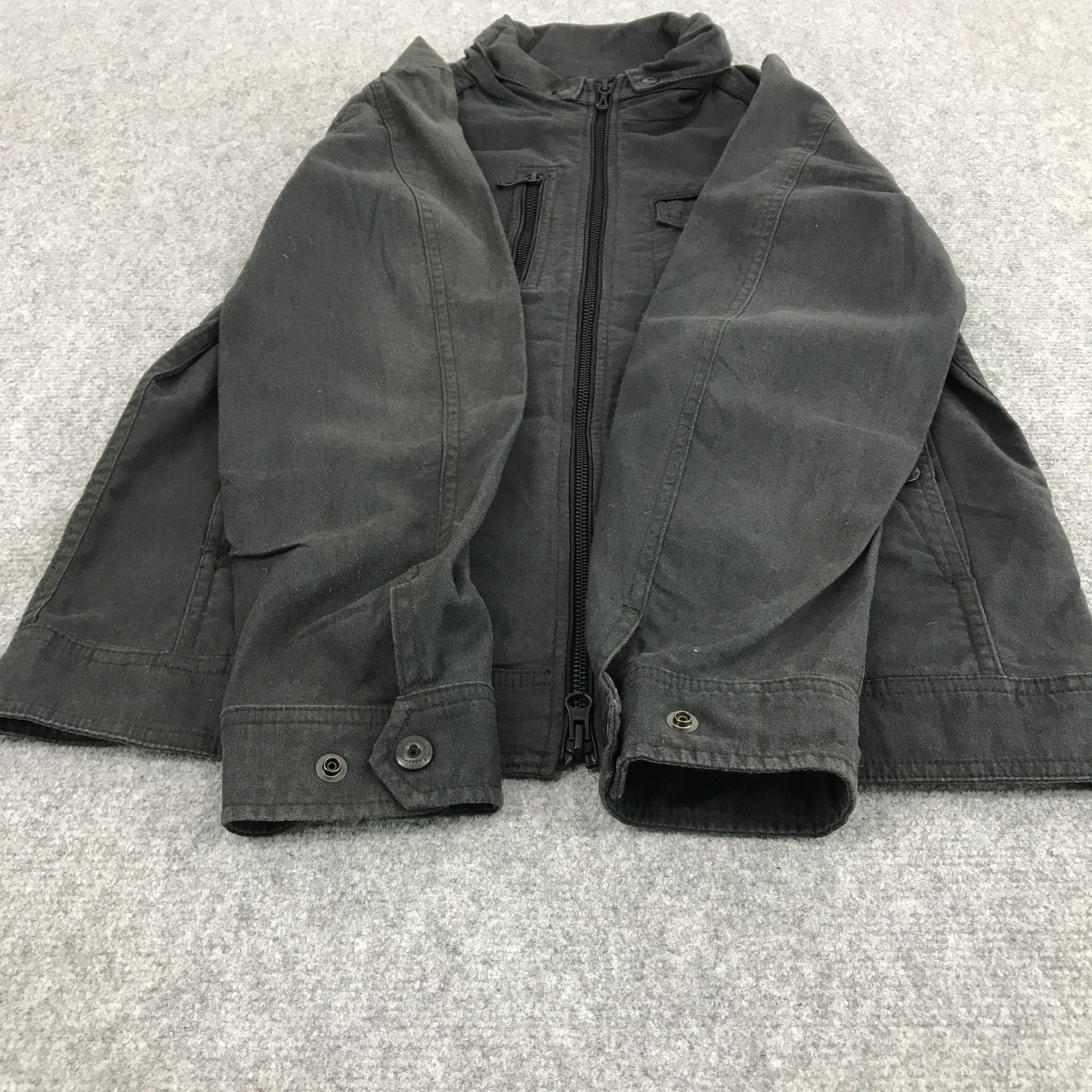 If Six Was Nine × Japanese Brand × Mossimo JAPAN PUNK MOSSIMO BLACK FADED ZIPPER JACKET Size US M / EU 48-50 / 2 - 8 Thumbnail