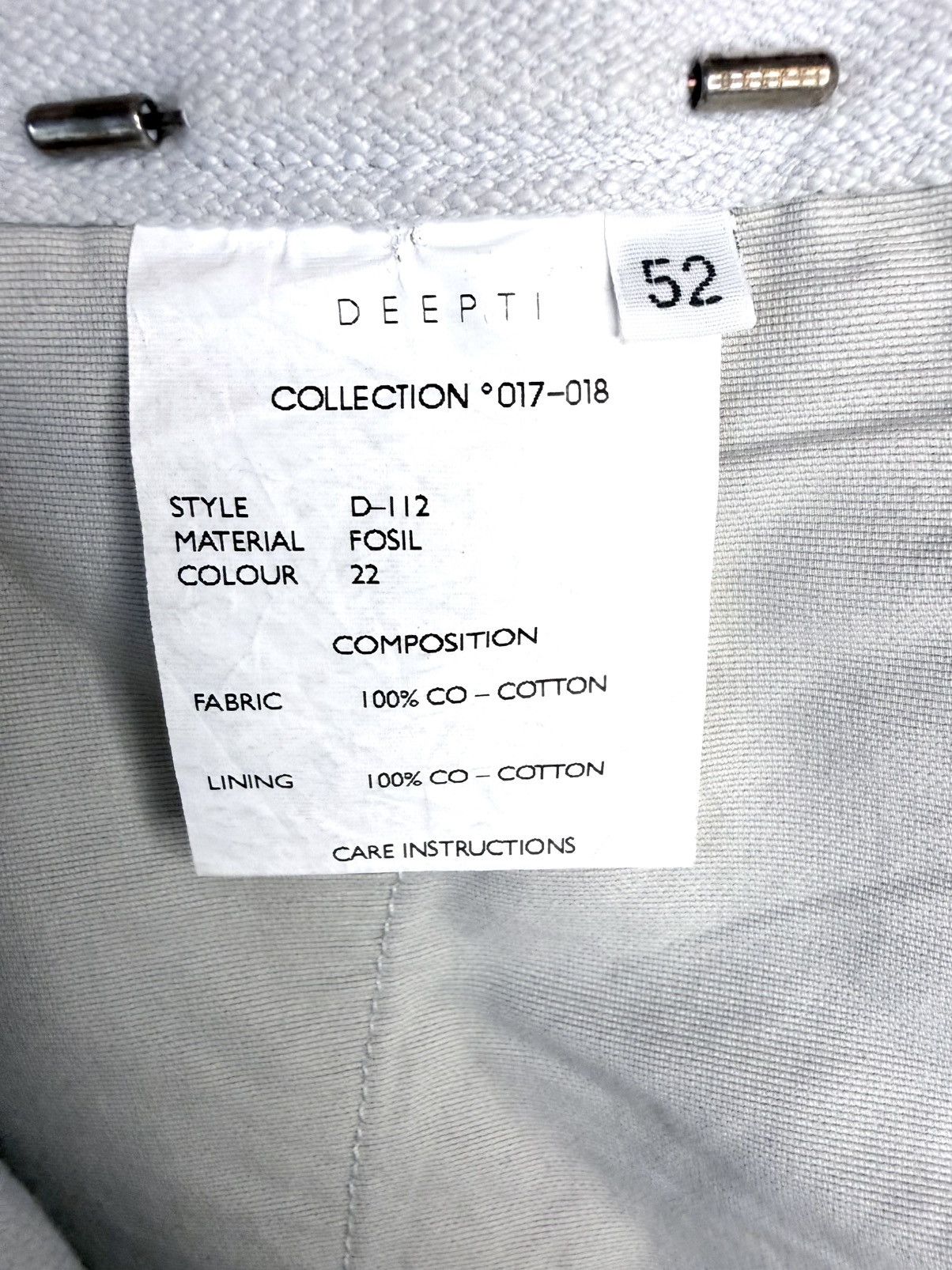 Deepti Deepti Light Grey Fosil Jeans Size 52 Size US 34 / EU 50 - 14 Thumbnail