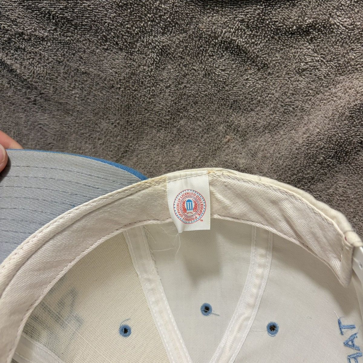 New Era Vintage 90s New Era UNC Tar Heels Pro Model Snapback Hat Size ONE SIZE - 10 Thumbnail