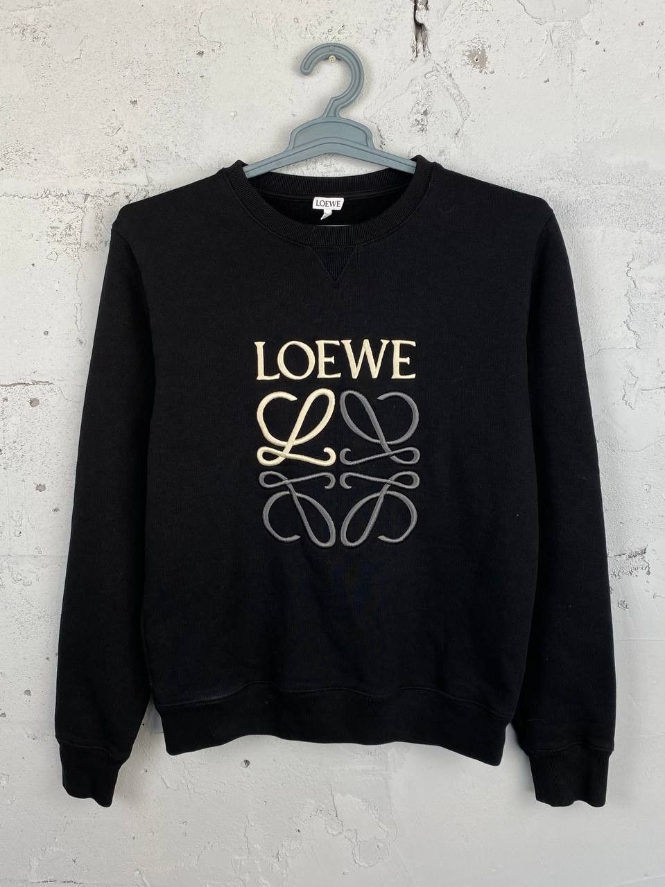 Loewe Loewe Anagram Black Logo Sweatshirt Grailed