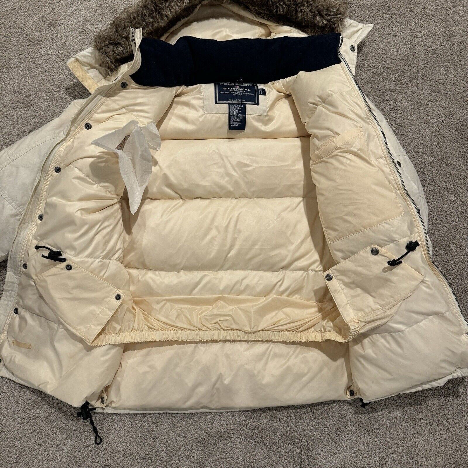 Polo Ralph Lauren Vintage Polo Sport Sportsman Ralph Lauren Puffer Jacket Sz L Size US L / EU 52-54 / 3 - 8 Thumbnail