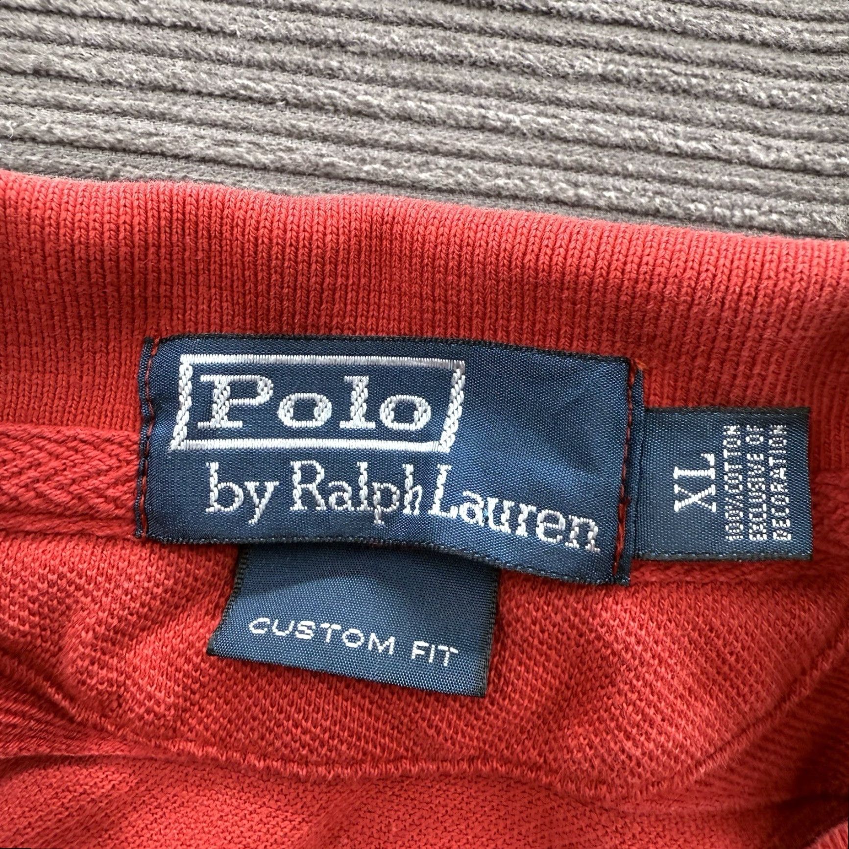 Ralph Lauren Ralph Lauren Polo Shirt Men XL Red Cotton City Logo 381 Bleecker St New York Polo Shirt Size US XL / EU 56 / 4 - 3 Thumbnail