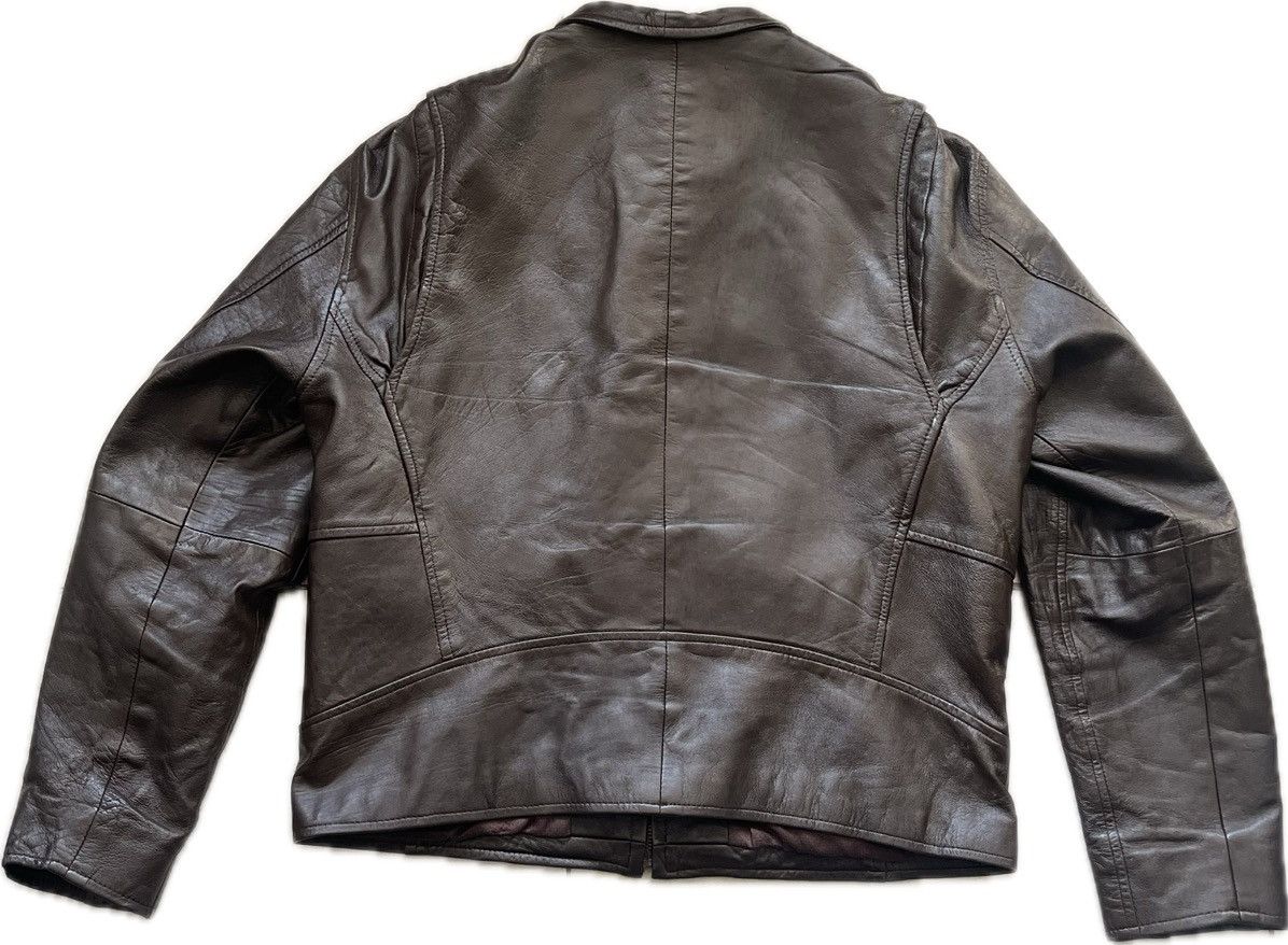 Emporio Armani Vintage Leather jacket Emporio Armani Collezioni Size US M / EU 48-50 / 2 - 3 Thumbnail