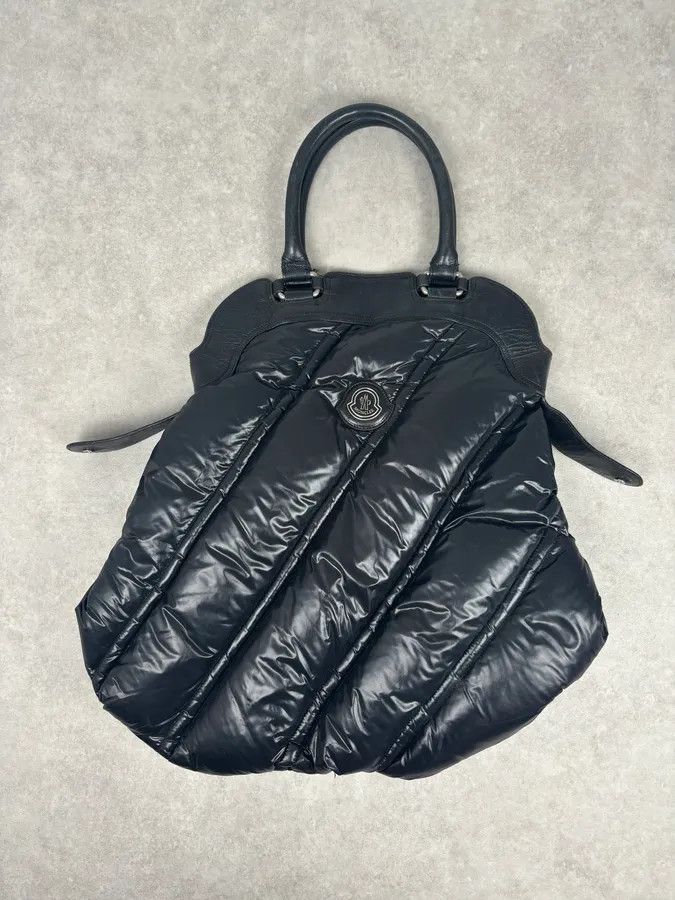Moncler Moncler Black Nylon Quilted Handle Bag Size ONE SIZE - 2 Thumbnail