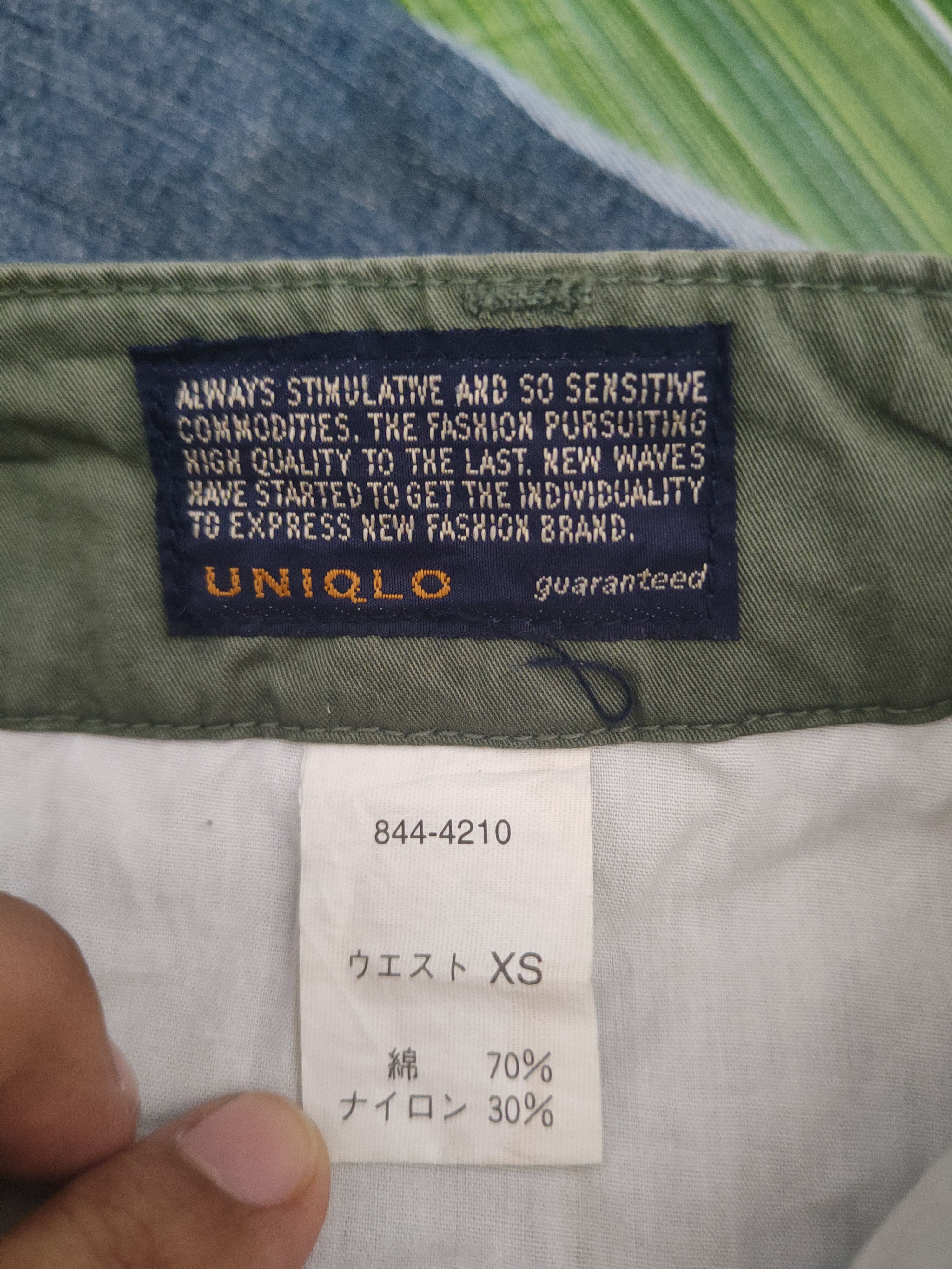 Japanese Brand Uniqlo Green Multipocket Cargo Pants #S2848 Size US 26 / EU 42 - 13 Thumbnail