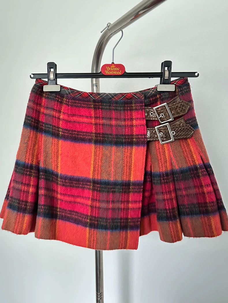 Vivienne Westwood Vivienne Westwood size2 A one-piece Scottish plaid wool ski Size 25" / US 0 / IT 36 - 1 Thumbnail