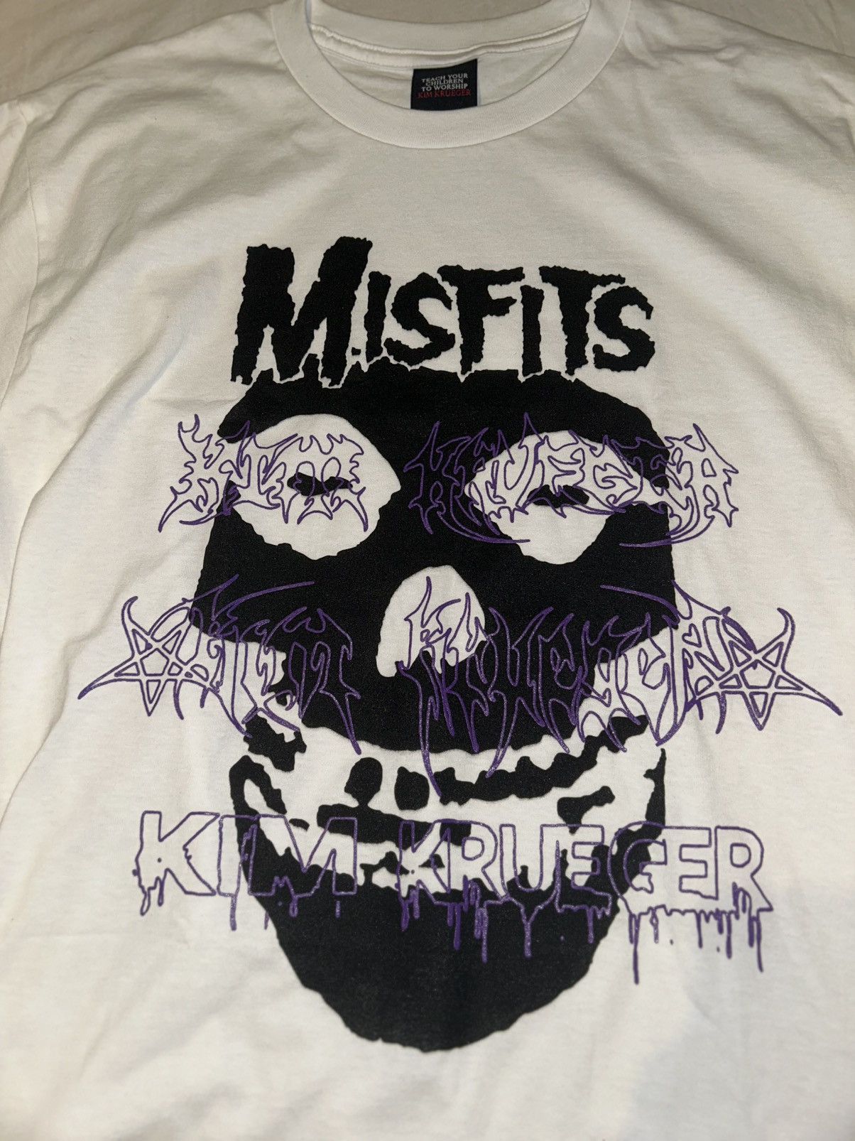 Kim Krueger WHITE MISFIT KK TEE Size US L / EU 52-54 / 3 - 1 Thumbnail