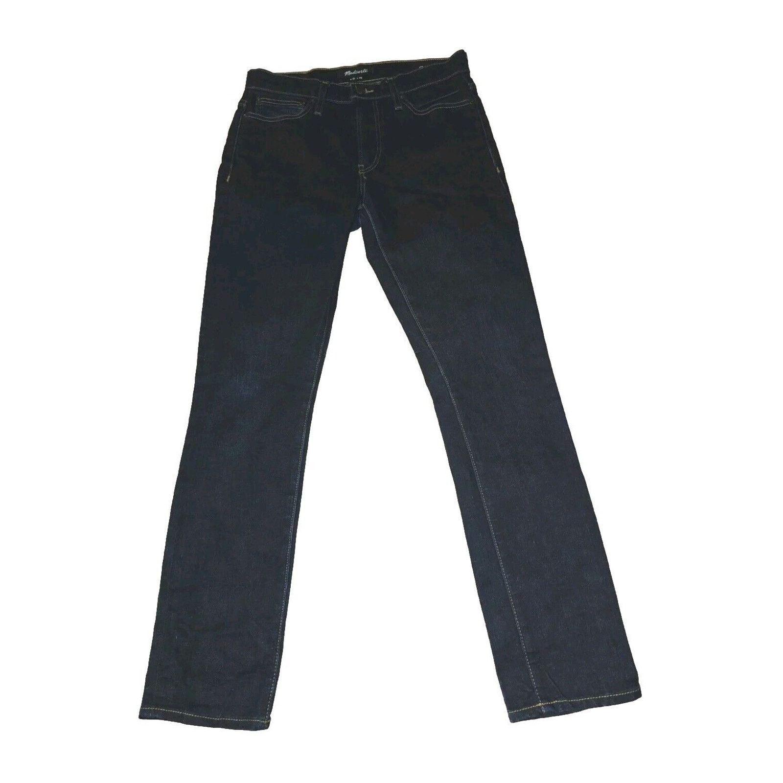 Madewell Madewell Jeans 9" Mid-Rise Skinny Women Size 31x30 Dark Wash Size 31" - 1 Thumbnail