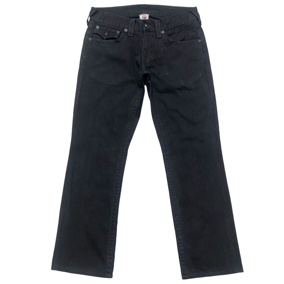 True Religion True Religion Black Denim Jeans Ricky Size US 31 - 3 Thumbnail