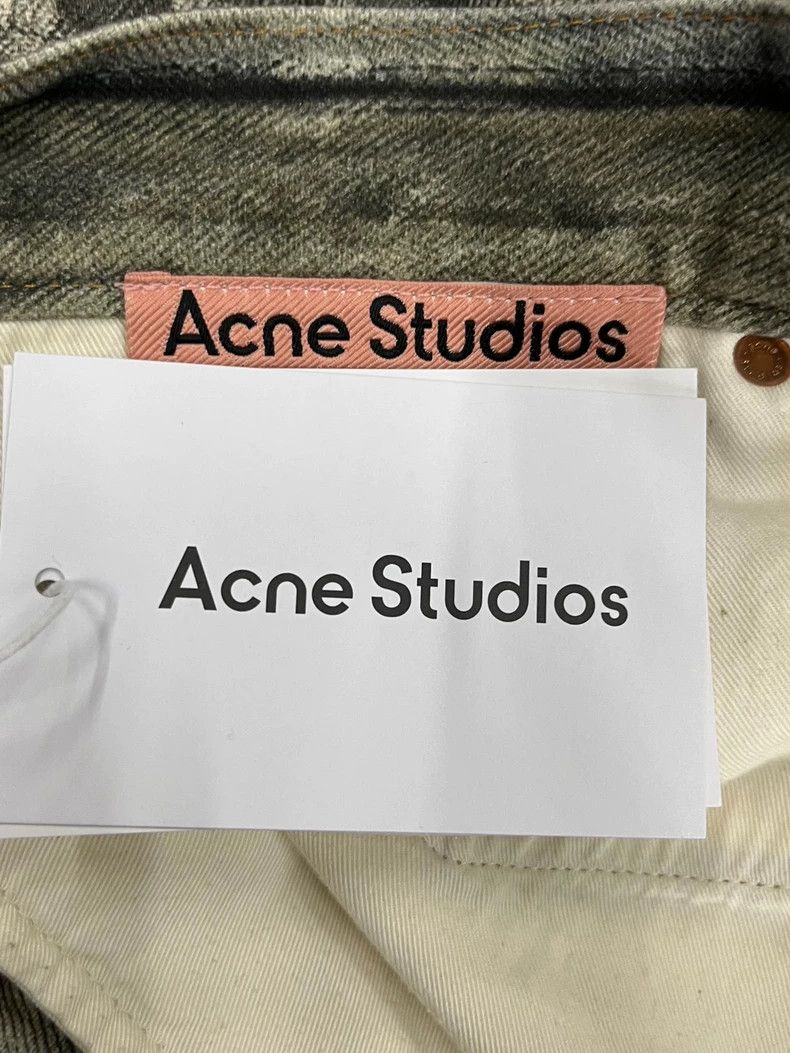 Acne Studios Acne Studios 3D printed optical illusion low-rise wide-leg Size US 36 / EU 52 - 4 Thumbnail