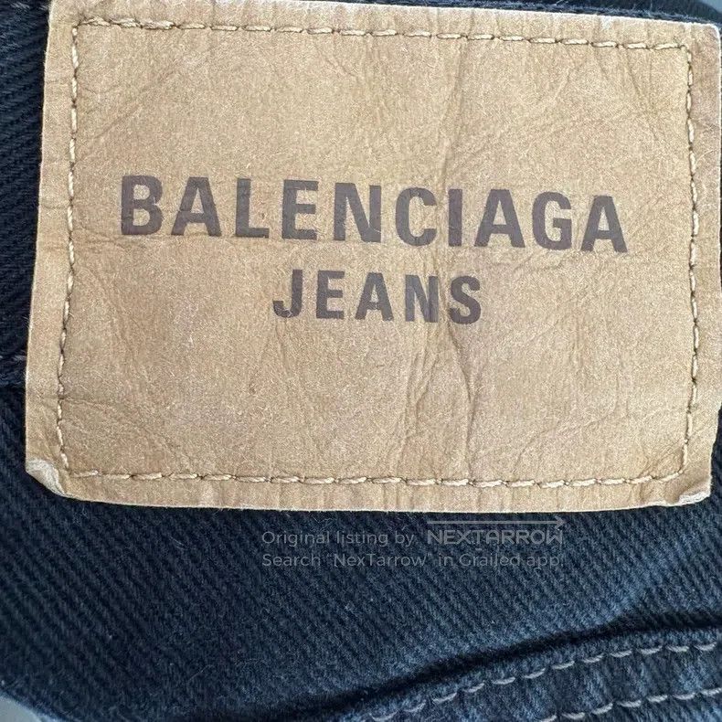 Balenciaga Balenciaga size S Straight Leg Destroyed Jeans Size US 27 - 9 Thumbnail