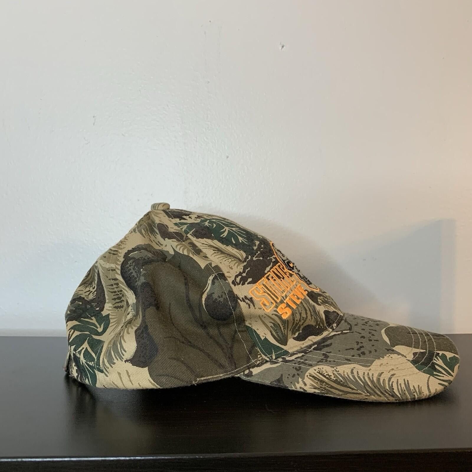 WWF Vintage 1998 Stone Cold Steve Austin WWF Camo Baseball Hat Size ONE SIZE - 4 Thumbnail